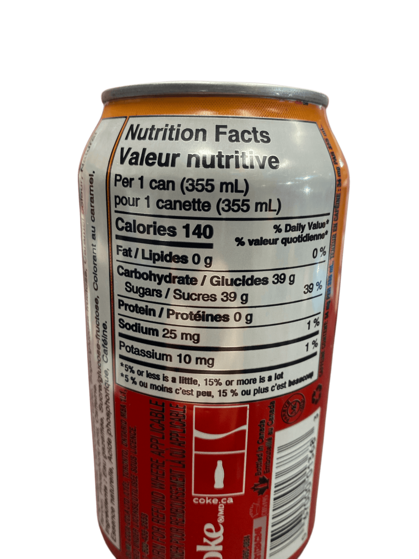 Coca Cola Orange Cream Soda Can 355 ML - Canada Edition