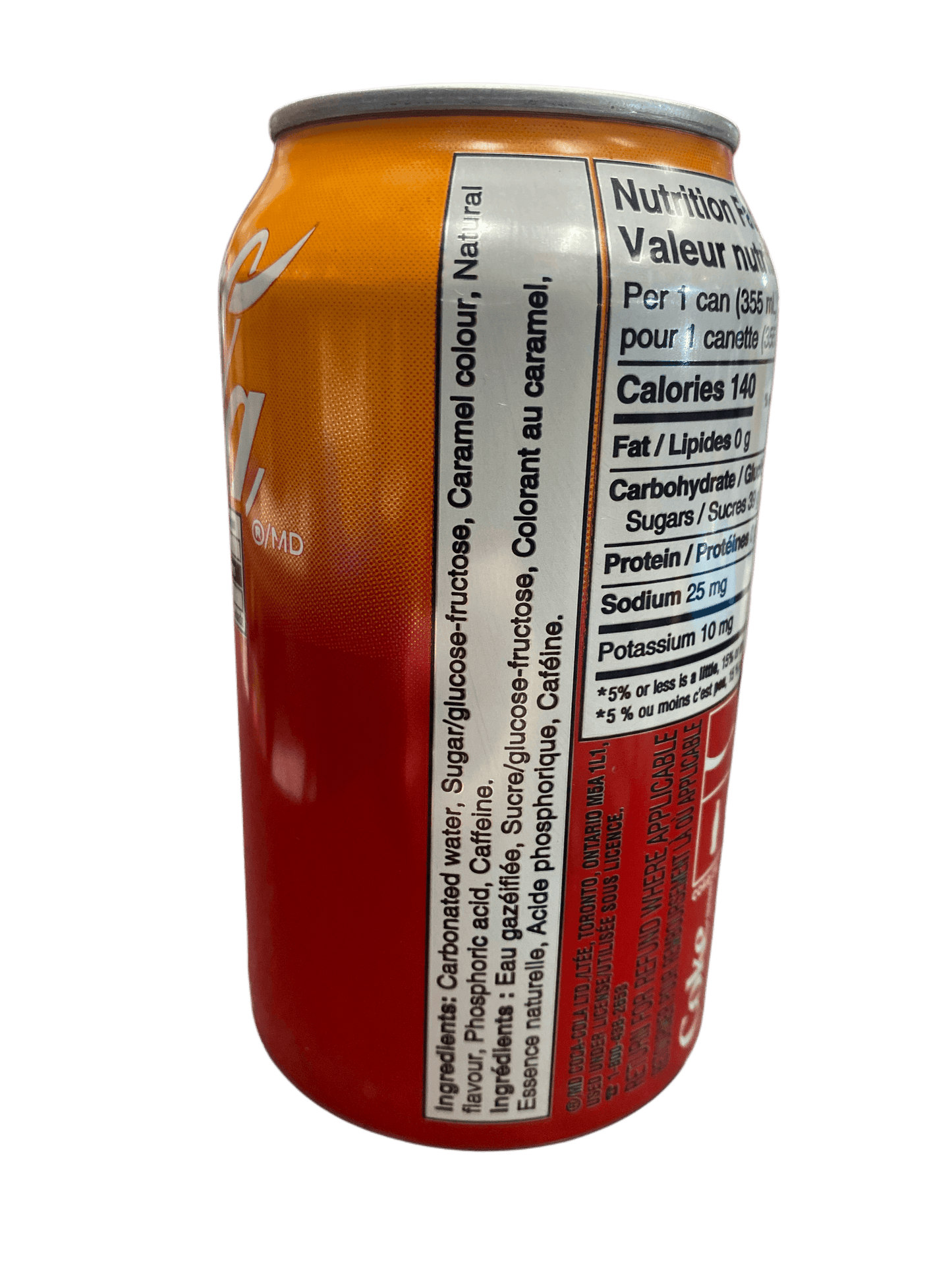 Coca Cola Orange Cream Soda Can 355 ML - Canada Edition