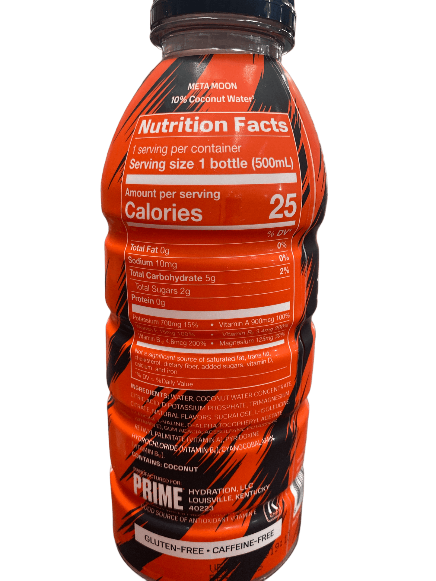 Prime Hydration WWE Black & Red Drink