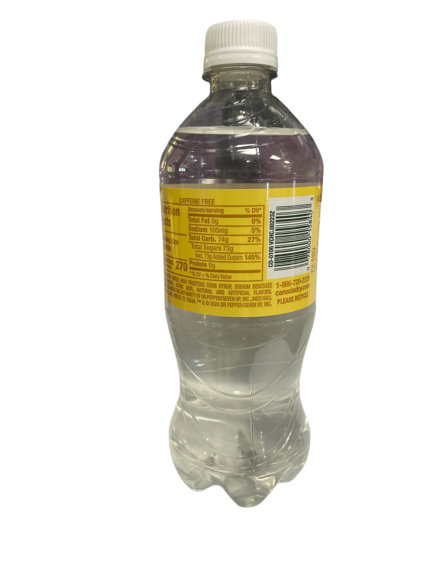 Canada Dry Vanilla Cream 591ML - U.S Edition