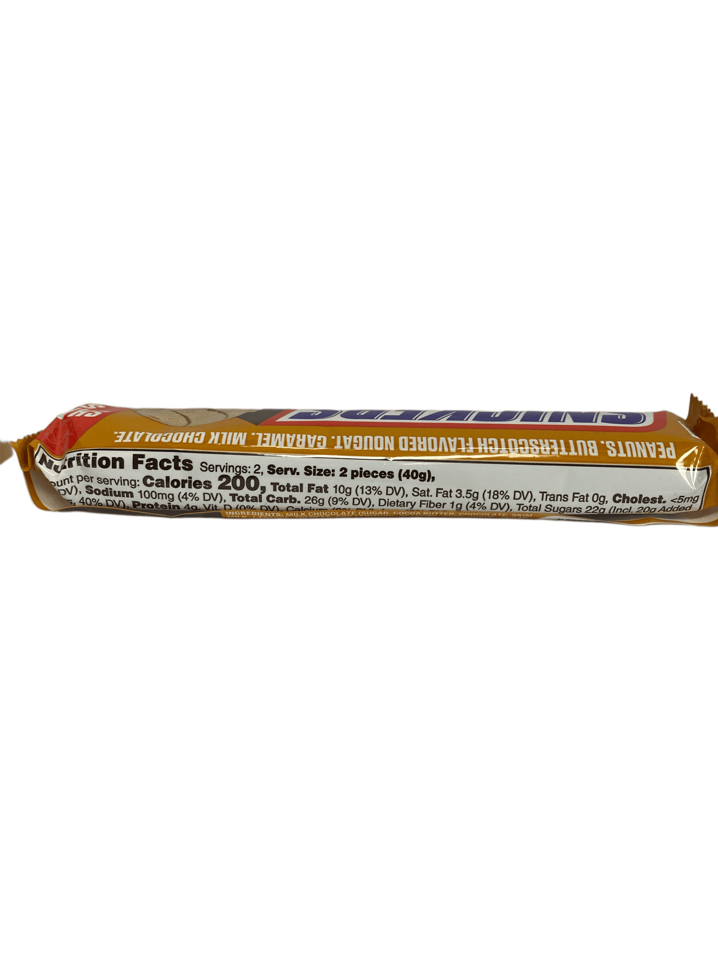 Snickers Butterscotch Scoop Chocolate Bar Share Size 2.82OZ