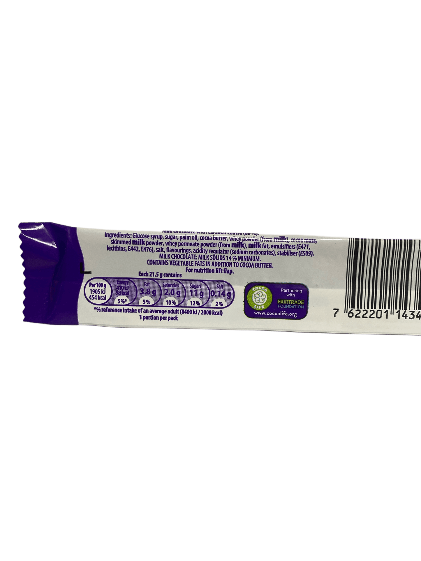 Cadbury Curly Wurly Chocolate Bar 21.8G