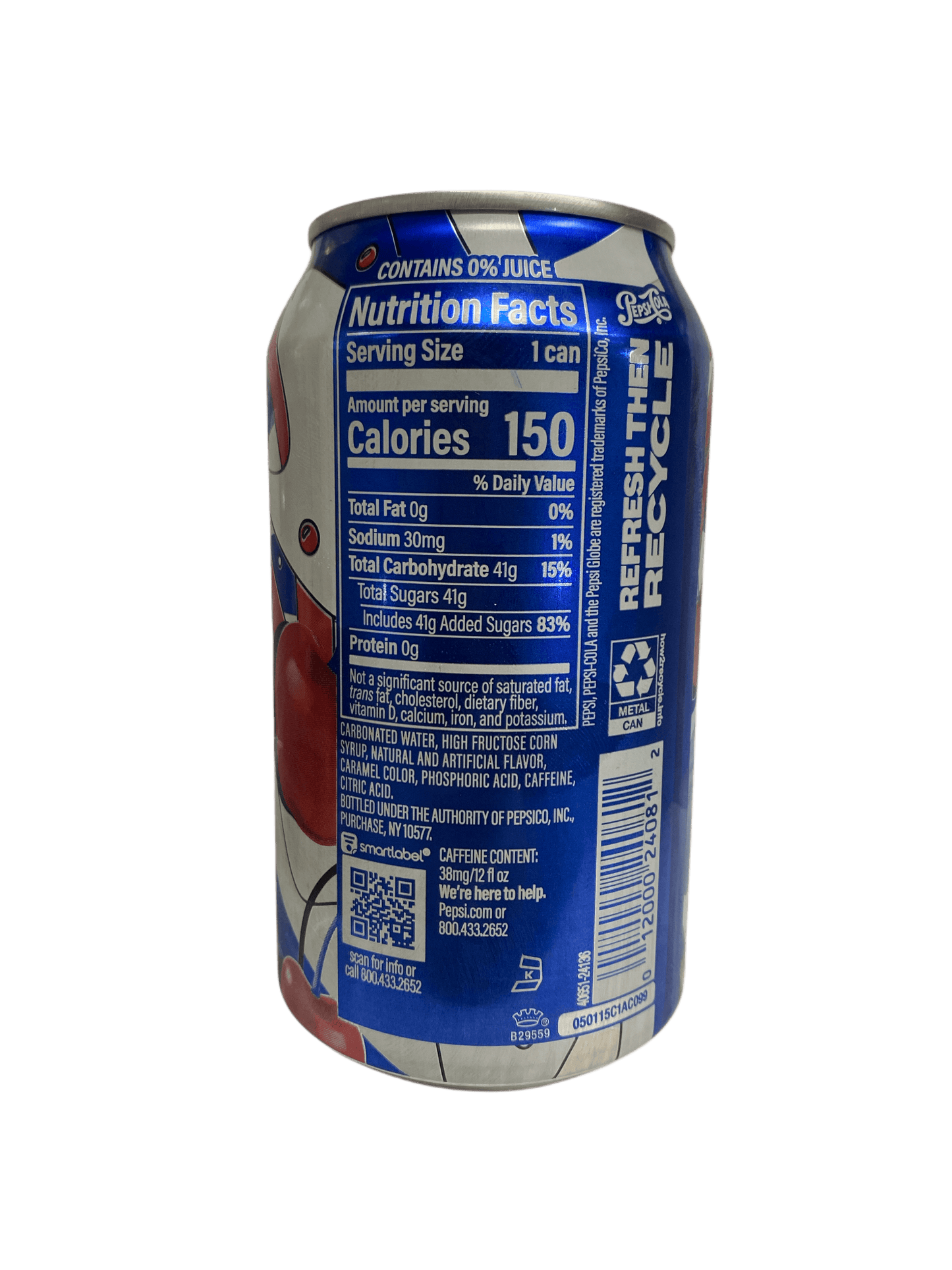 Pepsi Wild Cherry & Cream Soda Can 355ML - New York Edition