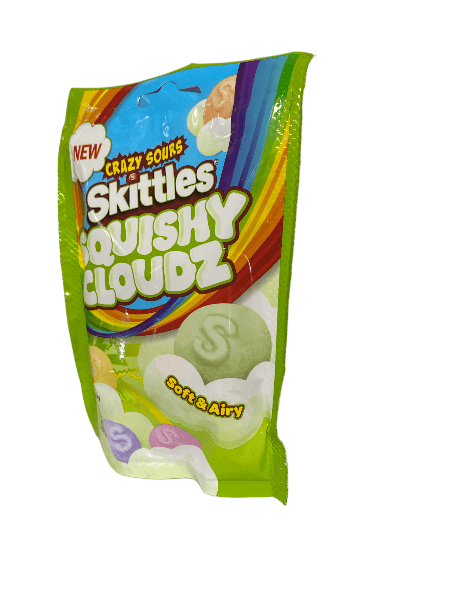 Skittles Crazy Sours Squishy Cloudz Candy Bag 94G