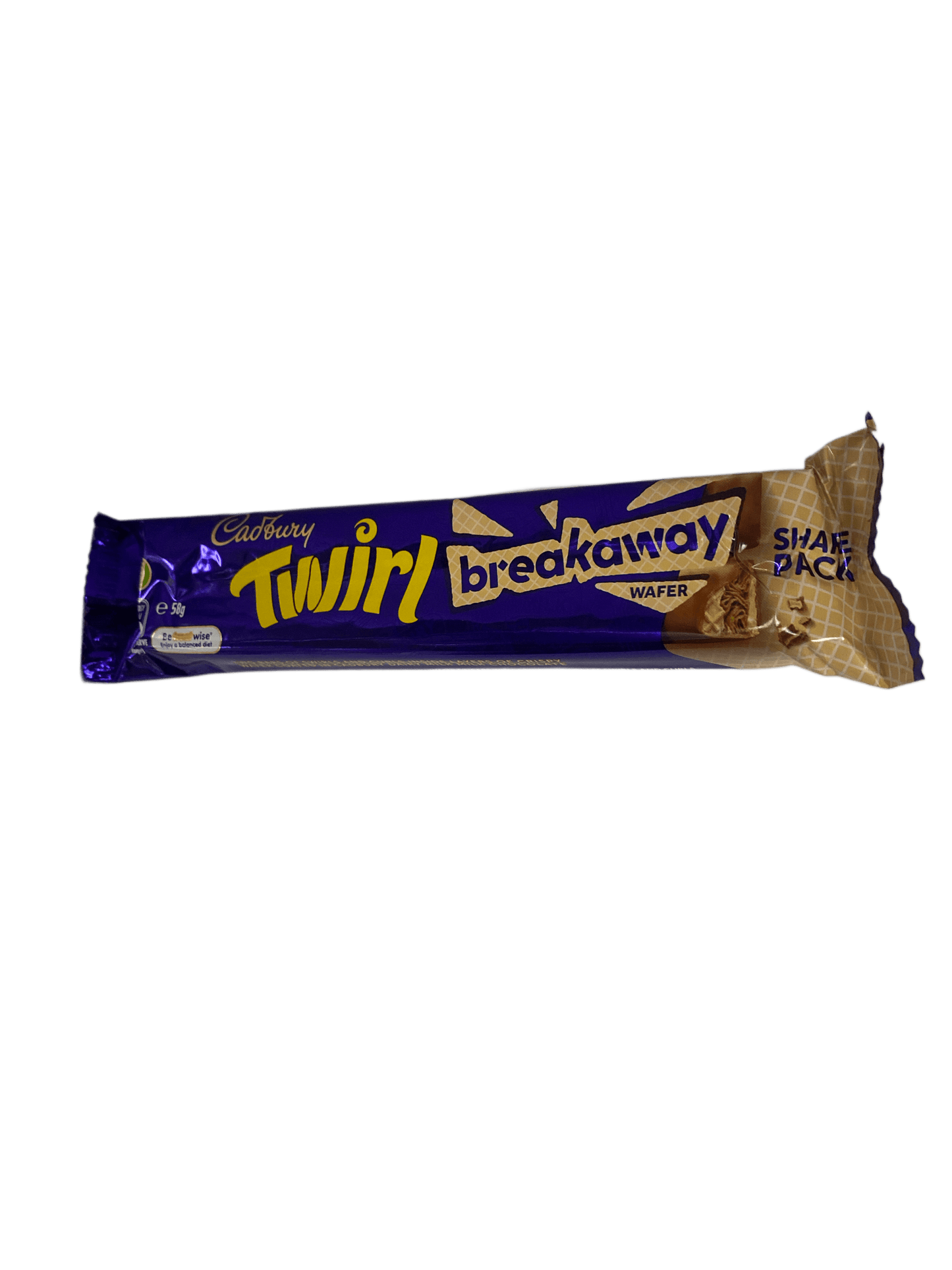 Cadbury Twirl Breakaway Wafer Share Pack 58G BB 06/25