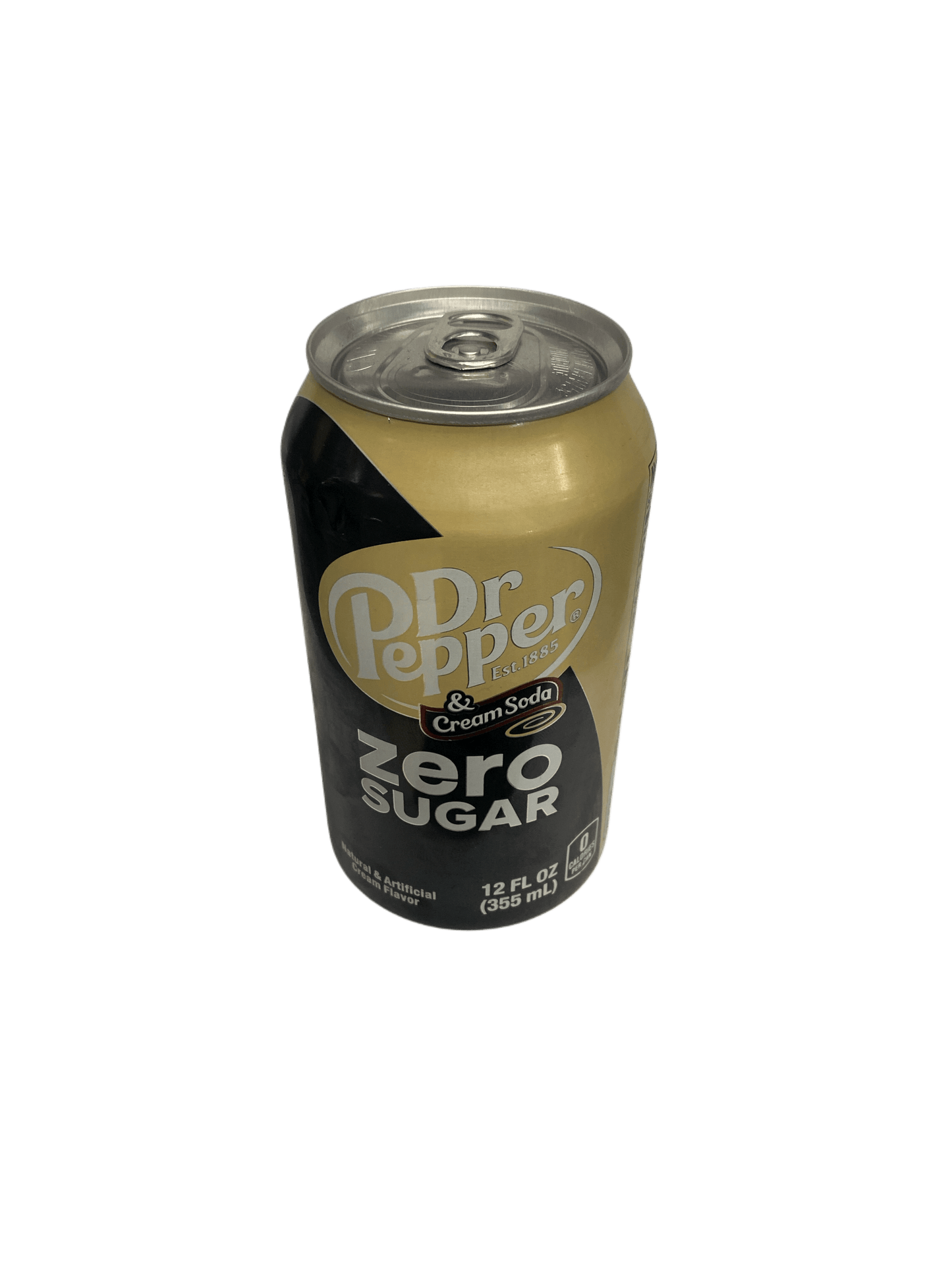 Dr. Pepper & Cream Soda Zero Sugar 12OZ