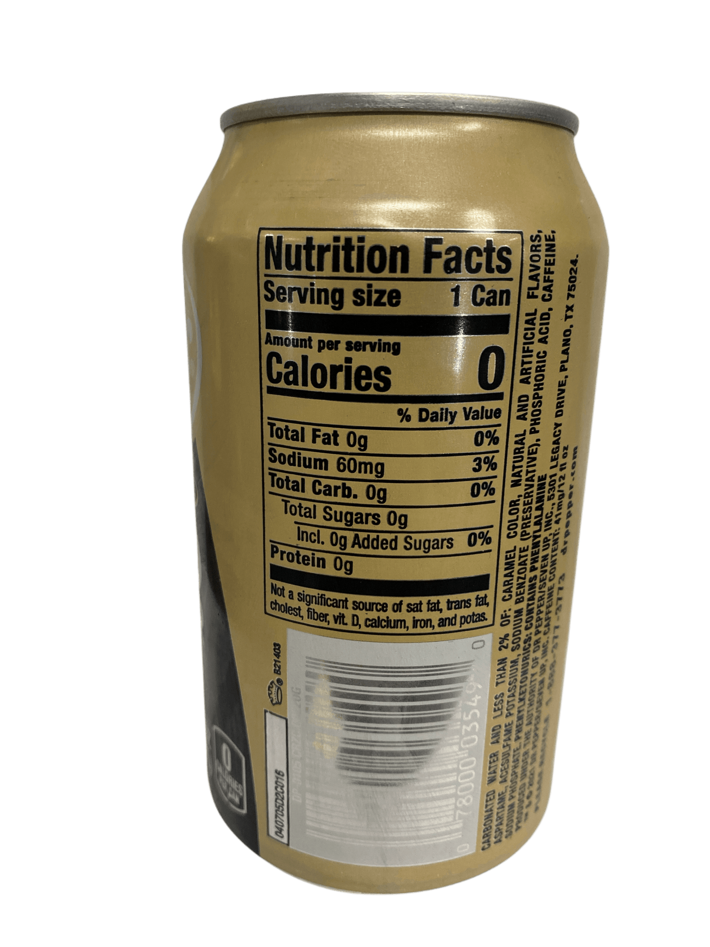 Dr. Pepper & Cream Soda Zero Sugar 12OZ