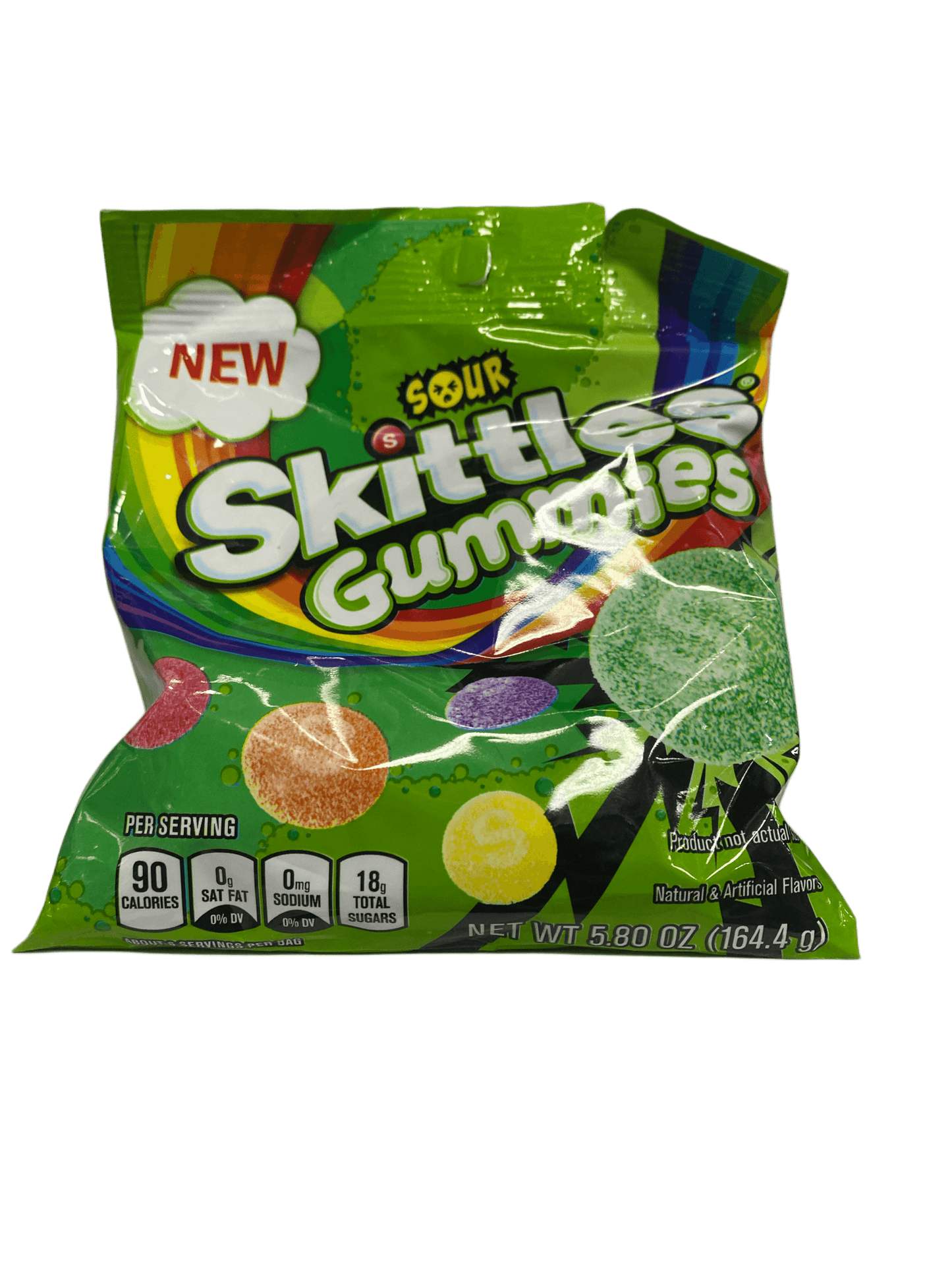 Sour Skittles Gummies Candy Bag 5.80OZ