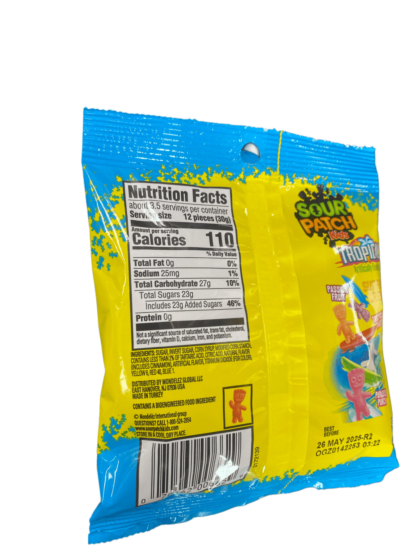 Sour Patch Tropical Candy Bag 3.6OZ