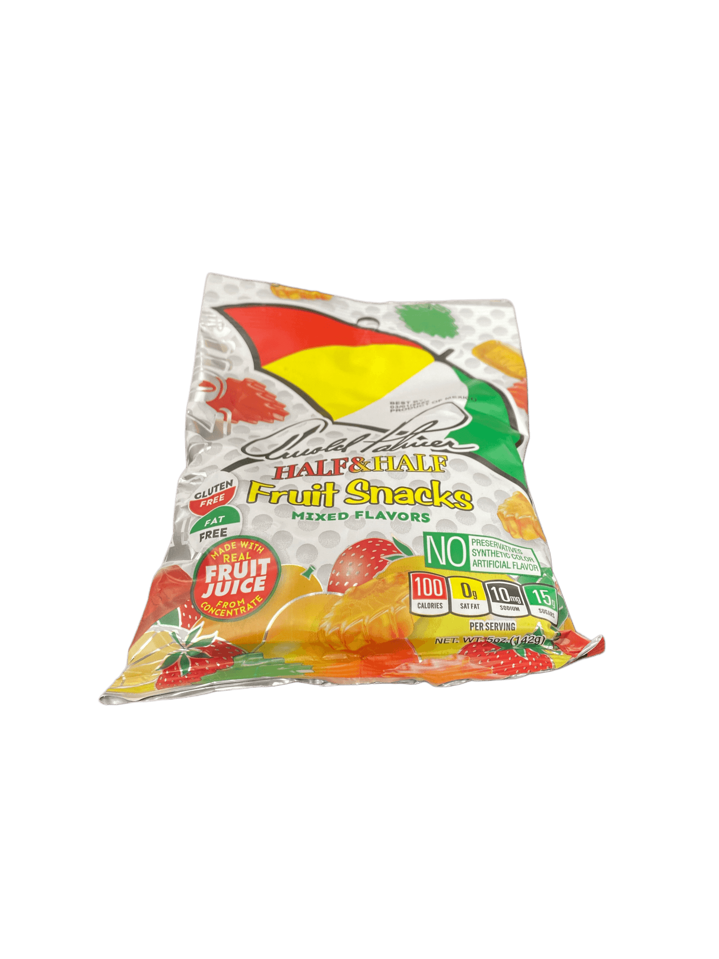 Arizona Half & Half Fruit Snacks Mixed Flavors Candy Bag 5OZ