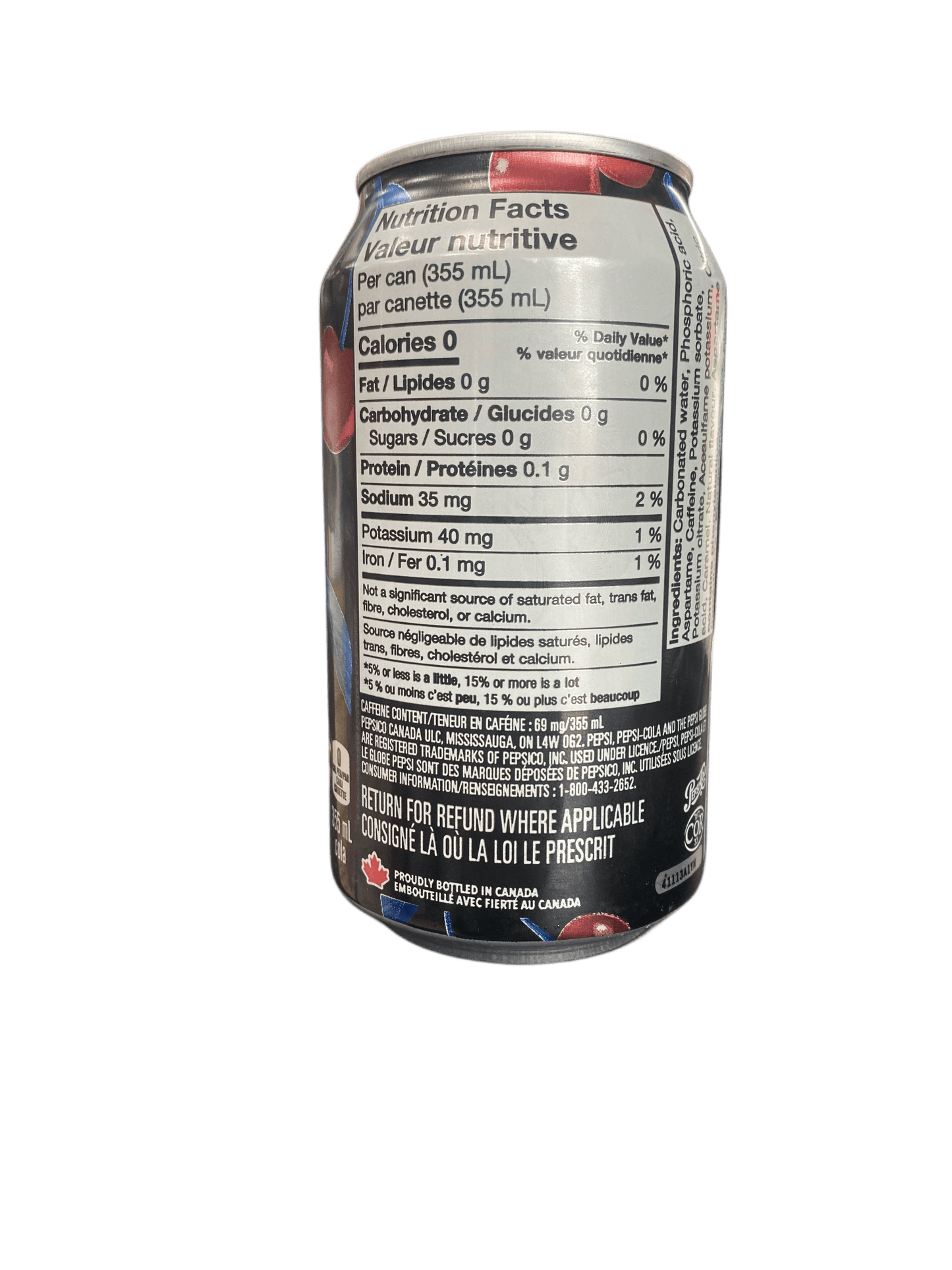 Pepsi Zero Sugar Cherry 355ML
