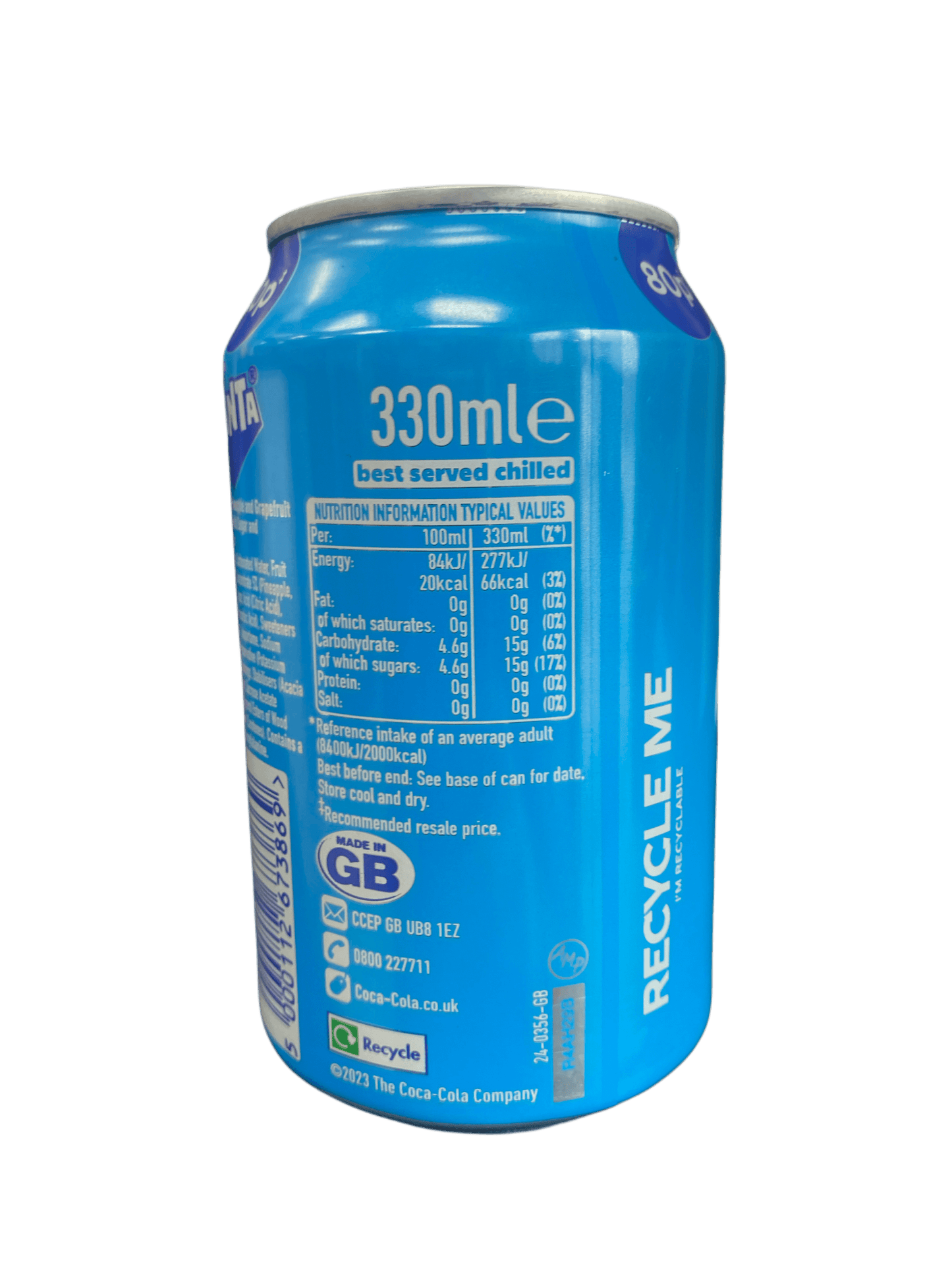Fanta Pineapple & Grapefruit Can 330ML