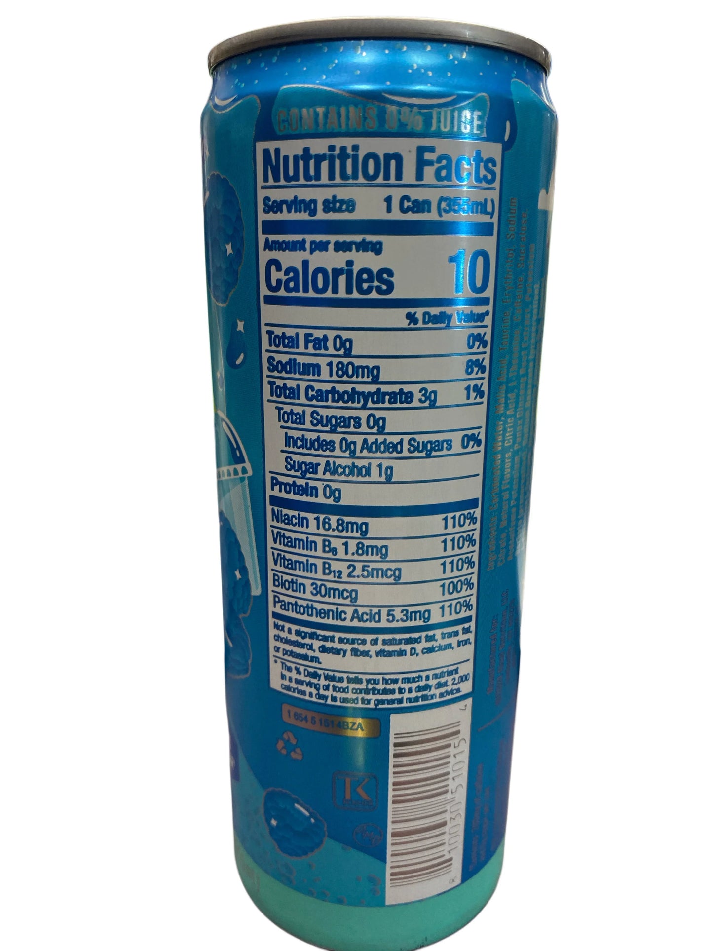 Alani Nu Blue Slush Energy Drink 355ML - U.S Edition