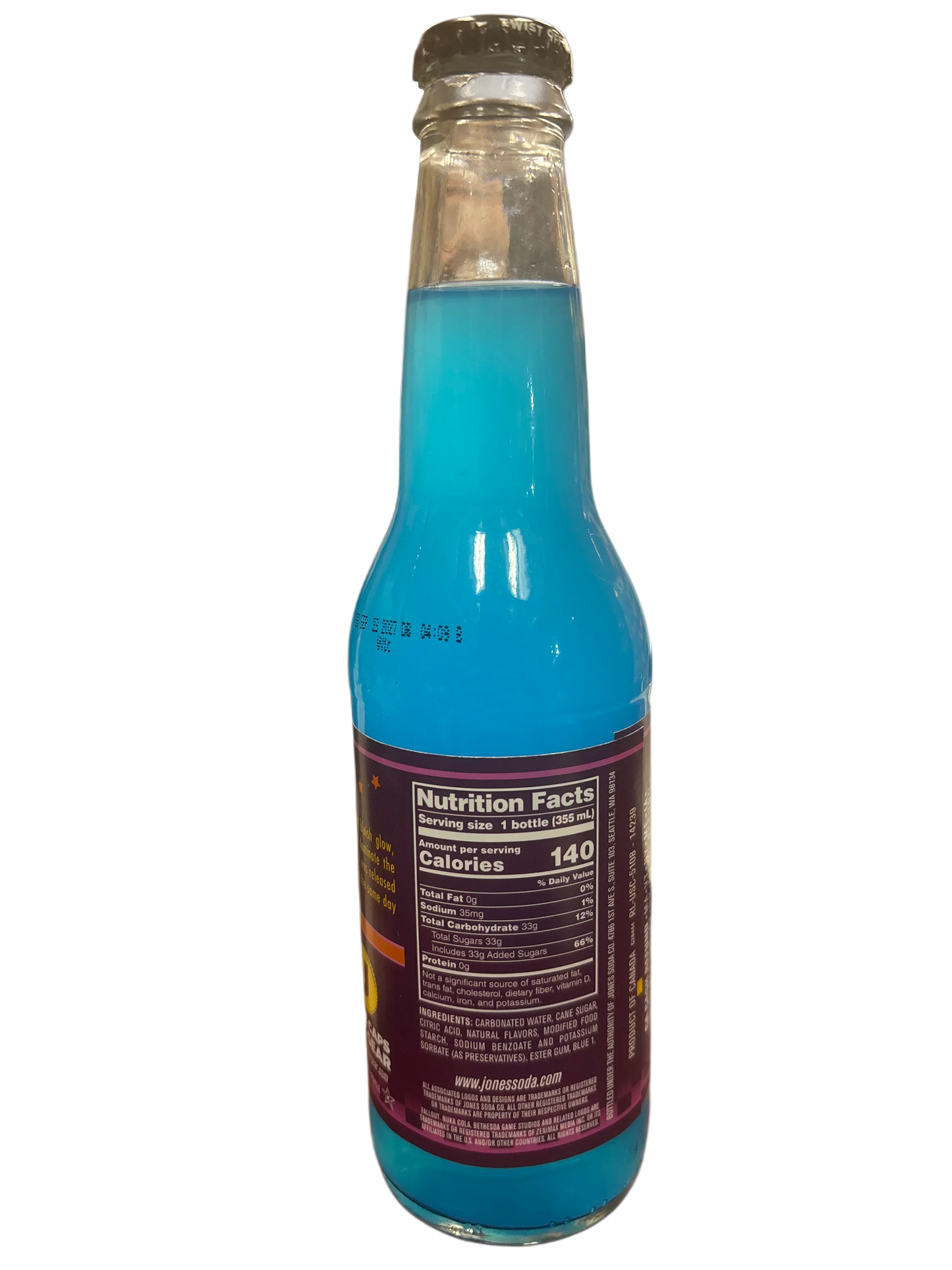 Jones Nika Cola Quantum Berry Lemonade Flavour 355ML - U.S Edition