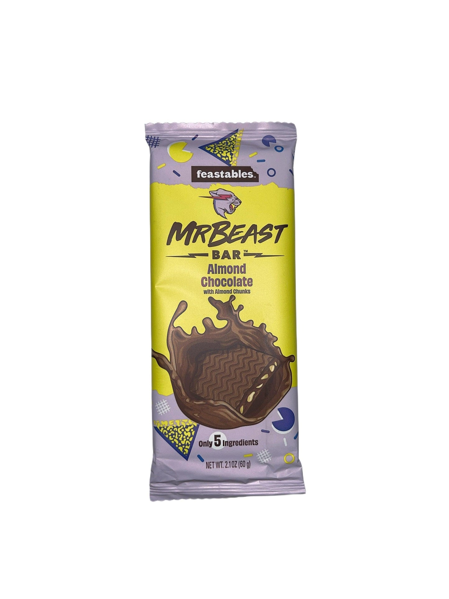 Mr. Beast Chocolate Bar - Almond Chocolate - Extreme Snacks