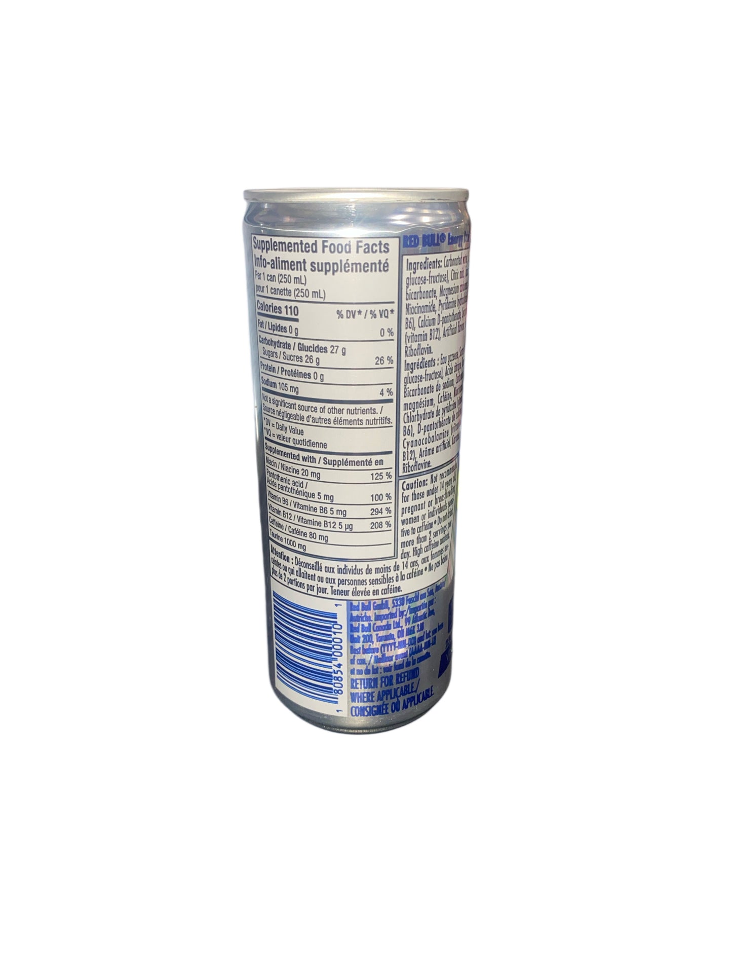 Bebida Energética Red Bull 250ml – Edición Canadiense