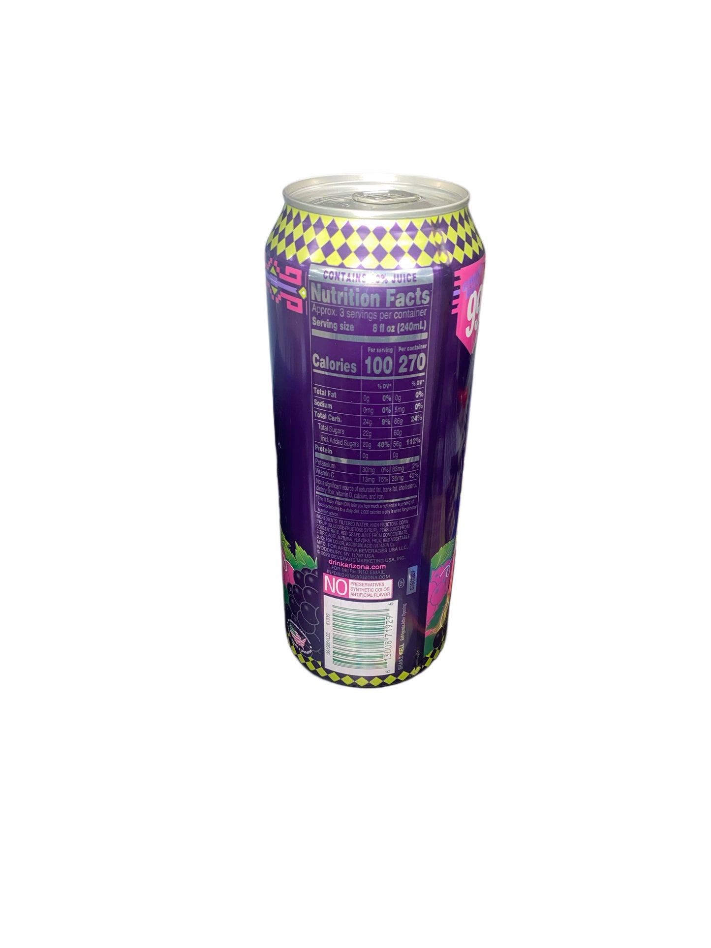 Arizona Grapeade 650ml – Edición de EE. UU.