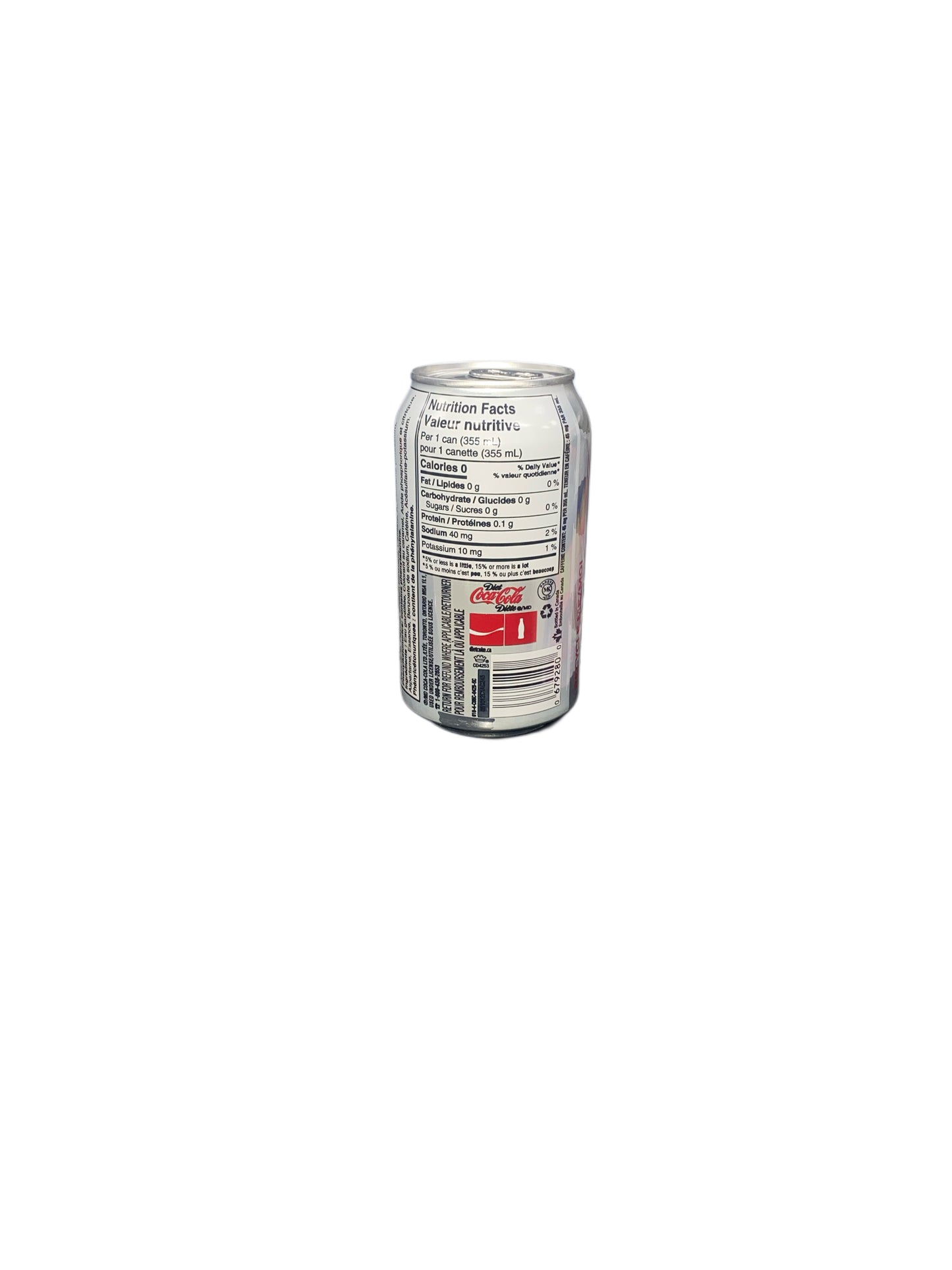 Lata de Coca-Cola Dietética 355 ml – Edición Canadiense