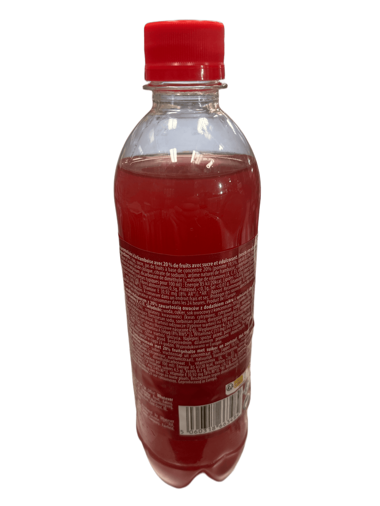 Boisson au jus de fruit framboise Jelly Belly 500ML