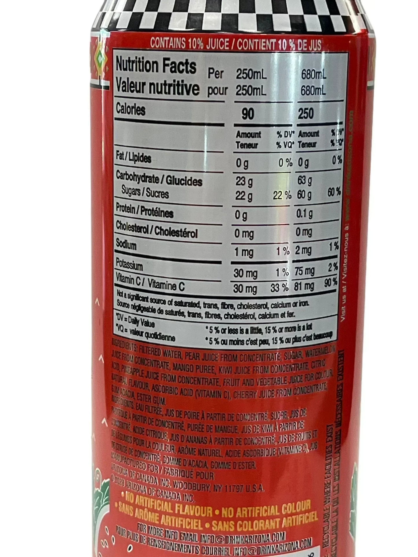 Arizona Watermelon 680 mL - U.S Edition