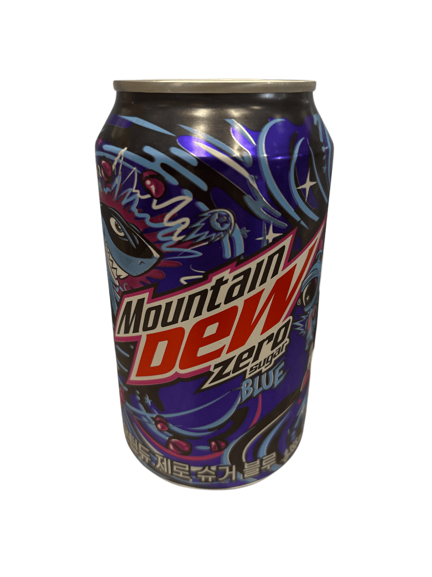 Mountain Dew Zéro Sucre Bleu 355ML - Édition Limitée Coréenne