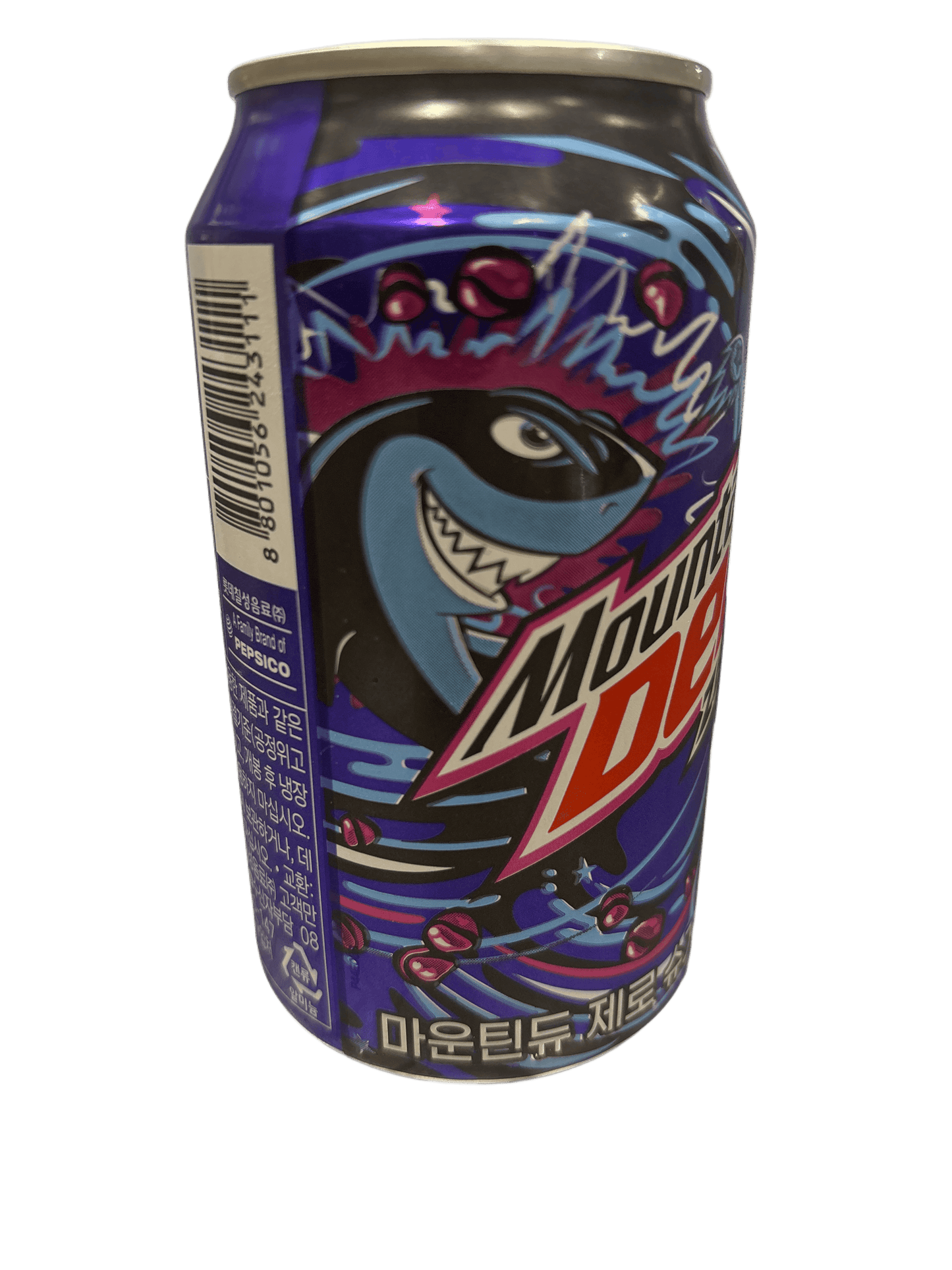 Mountain Dew Zéro Sucre Bleu 355ML - Édition Limitée Coréenne