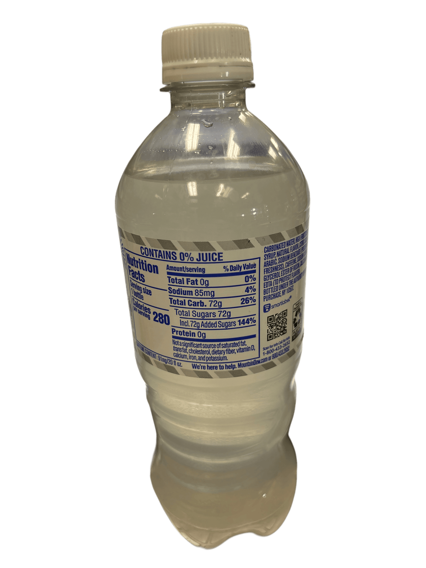 Botella Mountain Dew Freedom Fusion 591ML