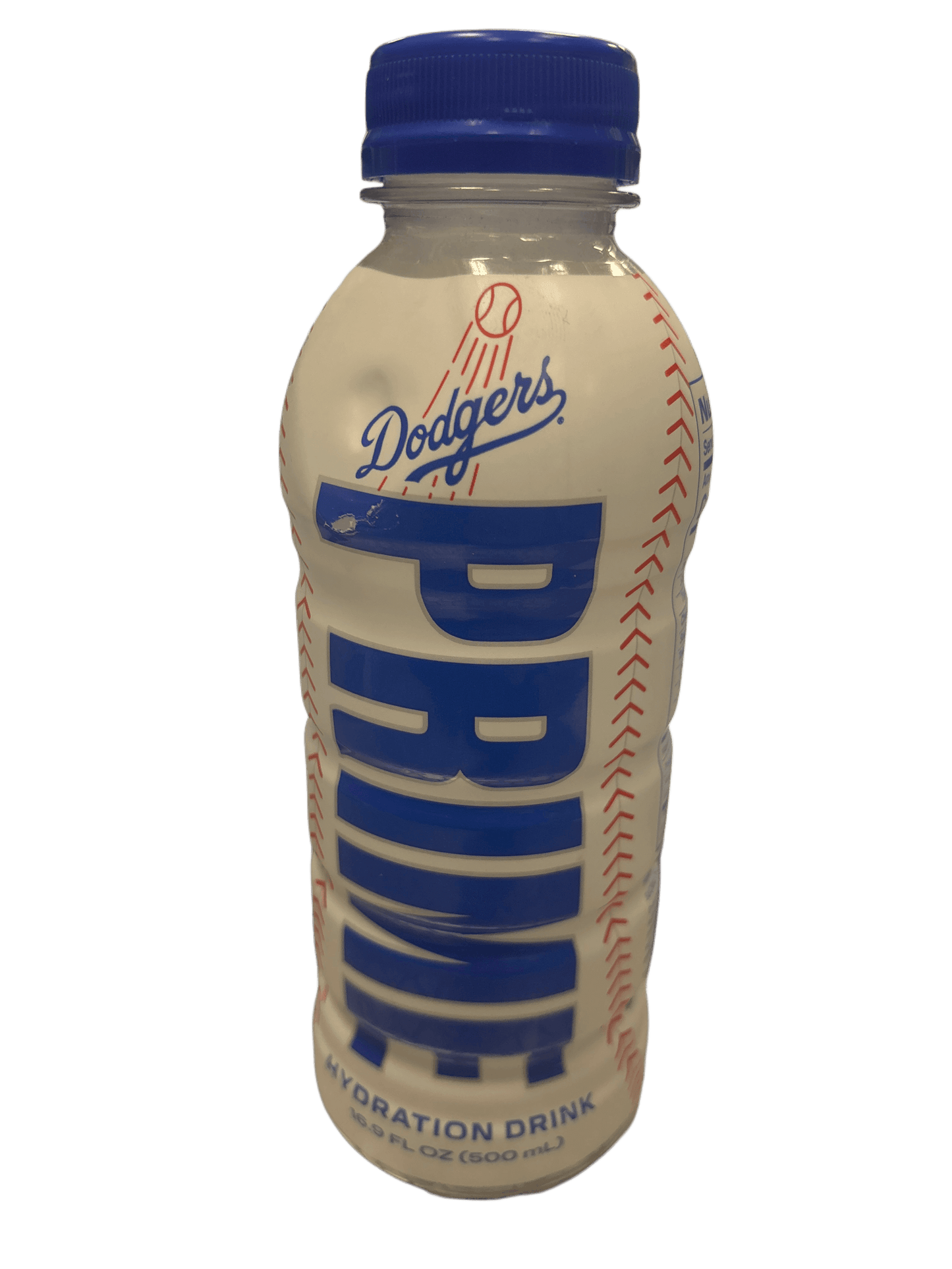 Prime Hydration White Dodgers 2023 Drink Damaged