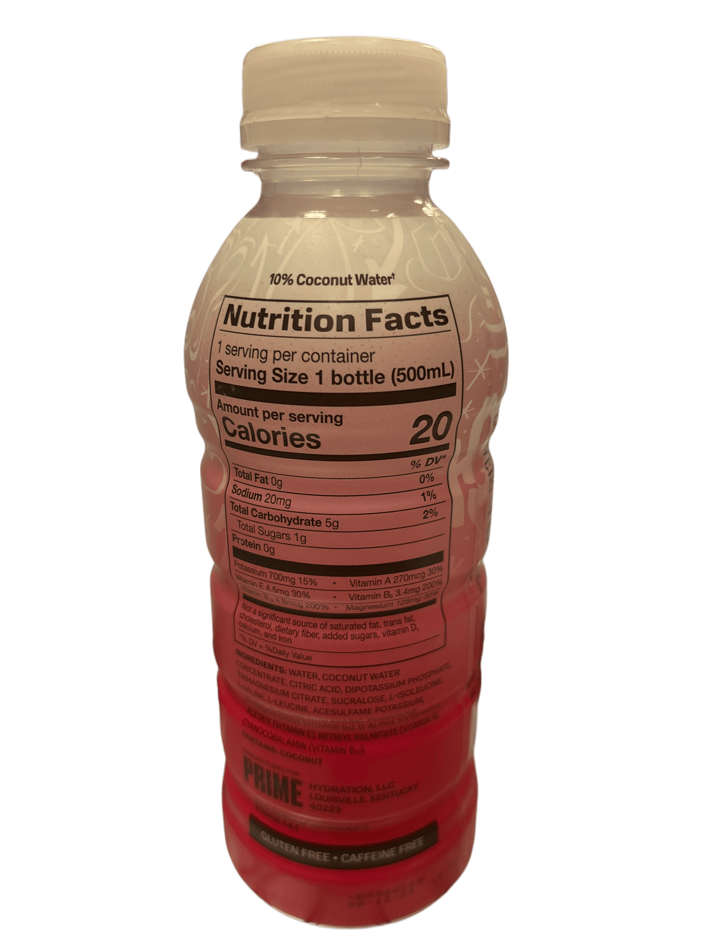 Prime Hydration Special Edition Cherry Freeze Drink Damaged