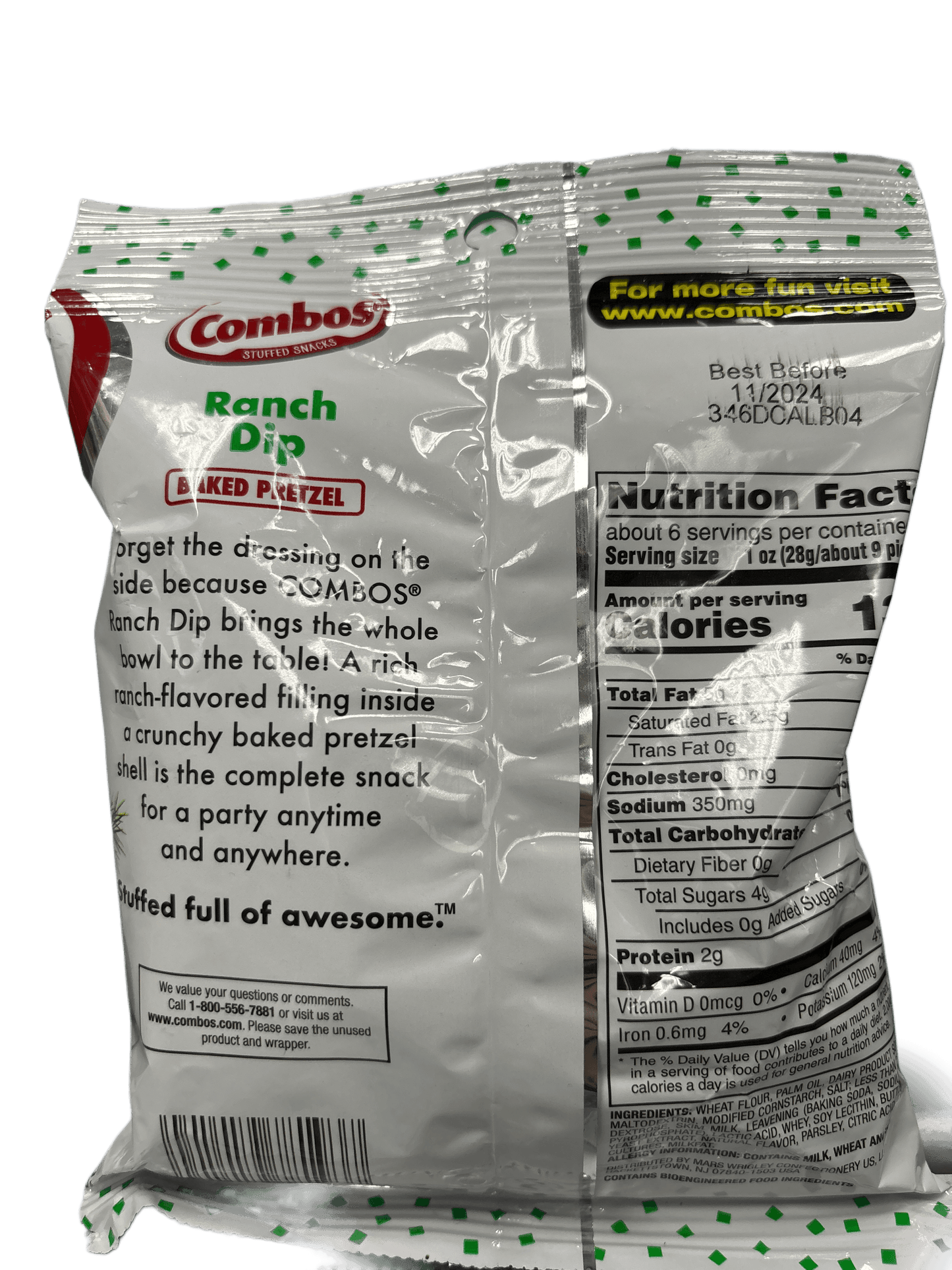 كومبوز رانش ديب بريتزل مخبوز 6.3 أونصة - النسخة الأمريكية