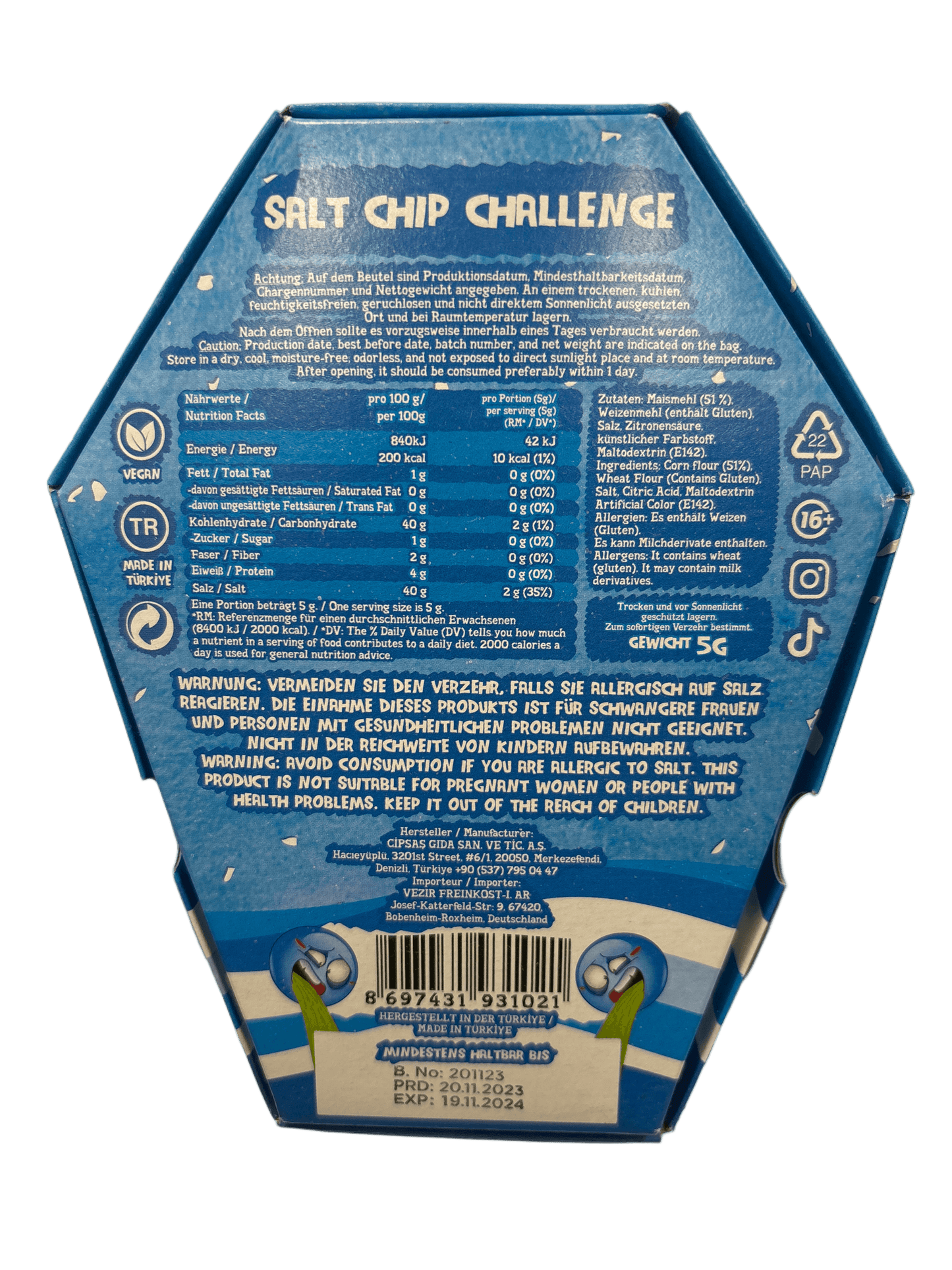 Salt Chip Challenge - Europe Edition