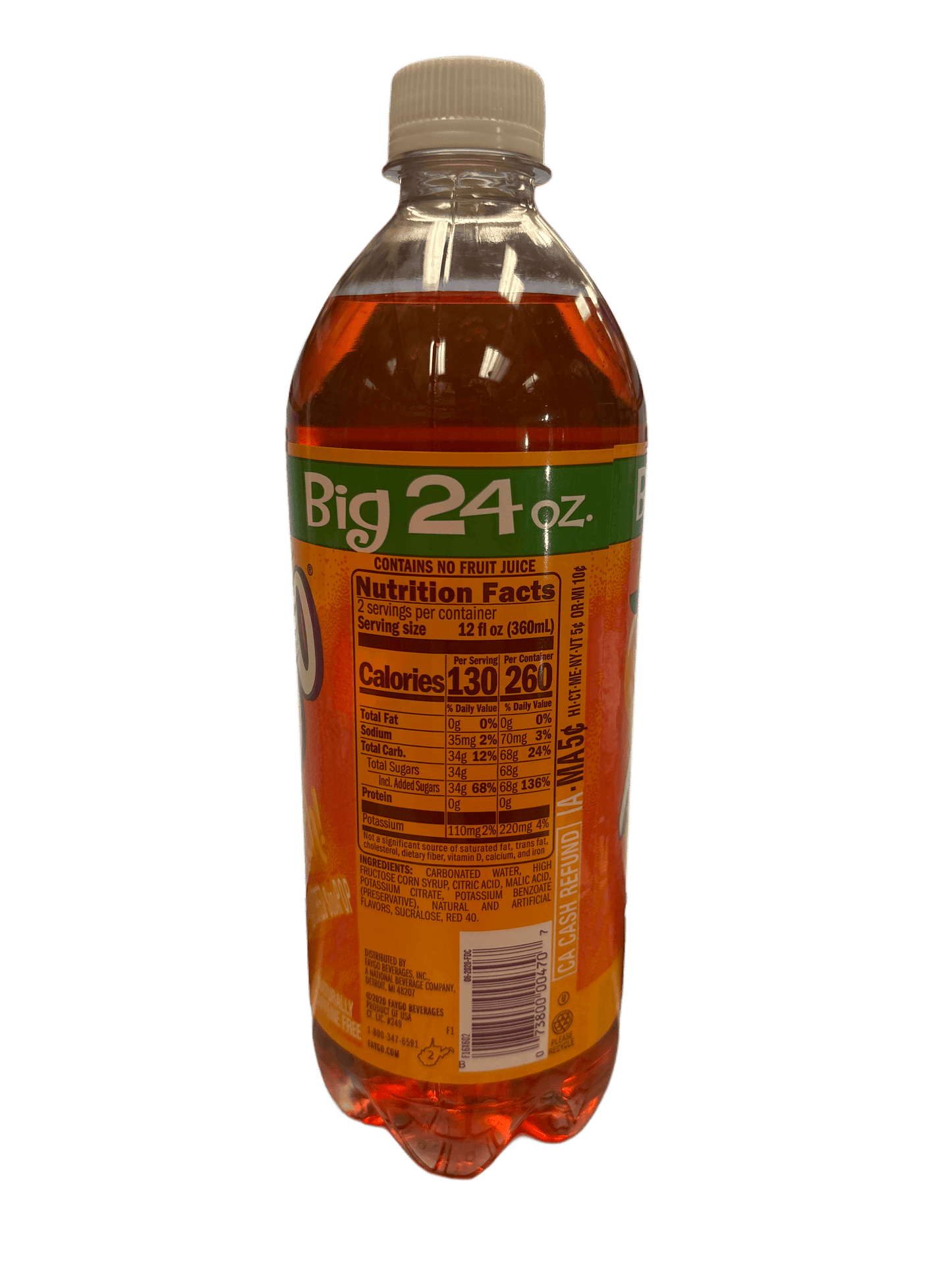 Faygo Peach 24OZ