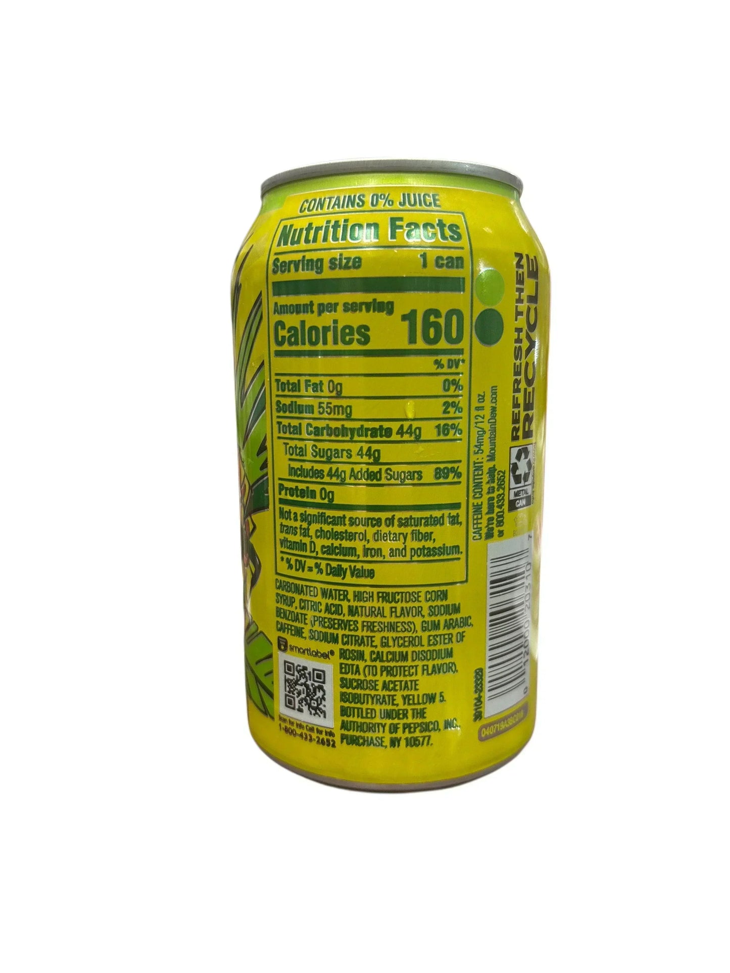 Lata Mountain Dew Maui Burst 355ML - Edición EE. UU.