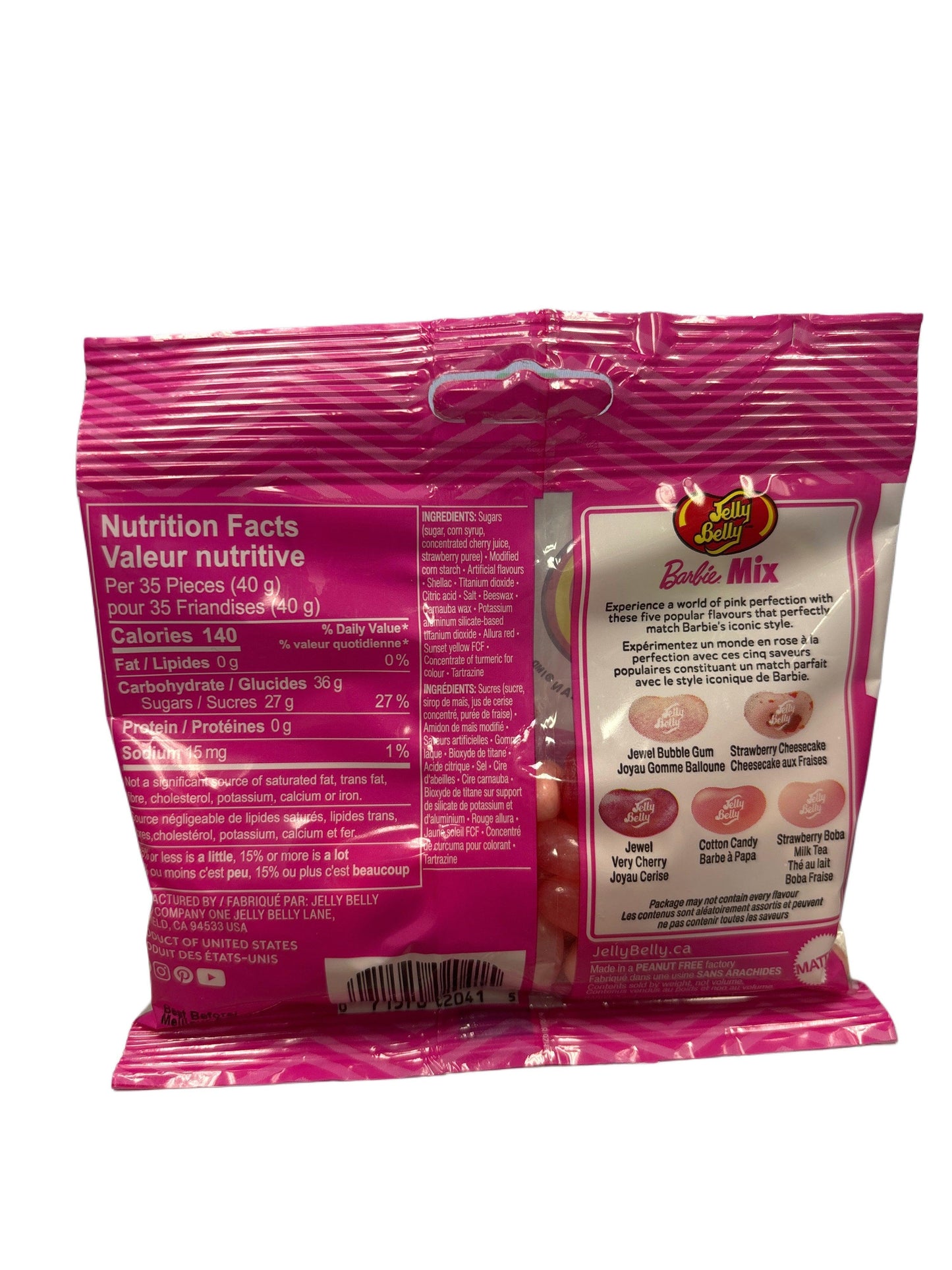 Jelly Belly Barbie Bonbontüte 80G - U.S. Ausgabe