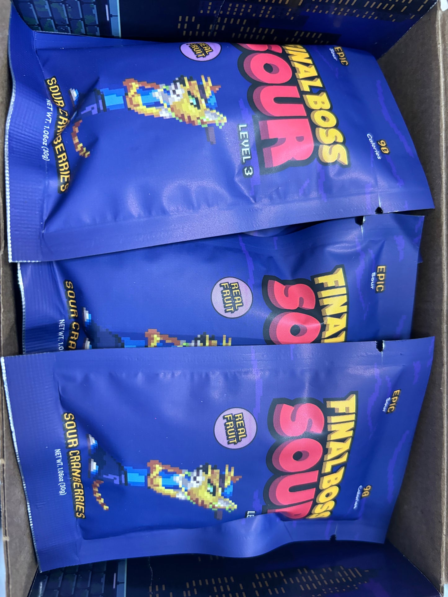 FINAL BOSS SOUR Nivel 3 Arándanos Ácidos Exclusivo Desafío 360G - Edición EE. UU.