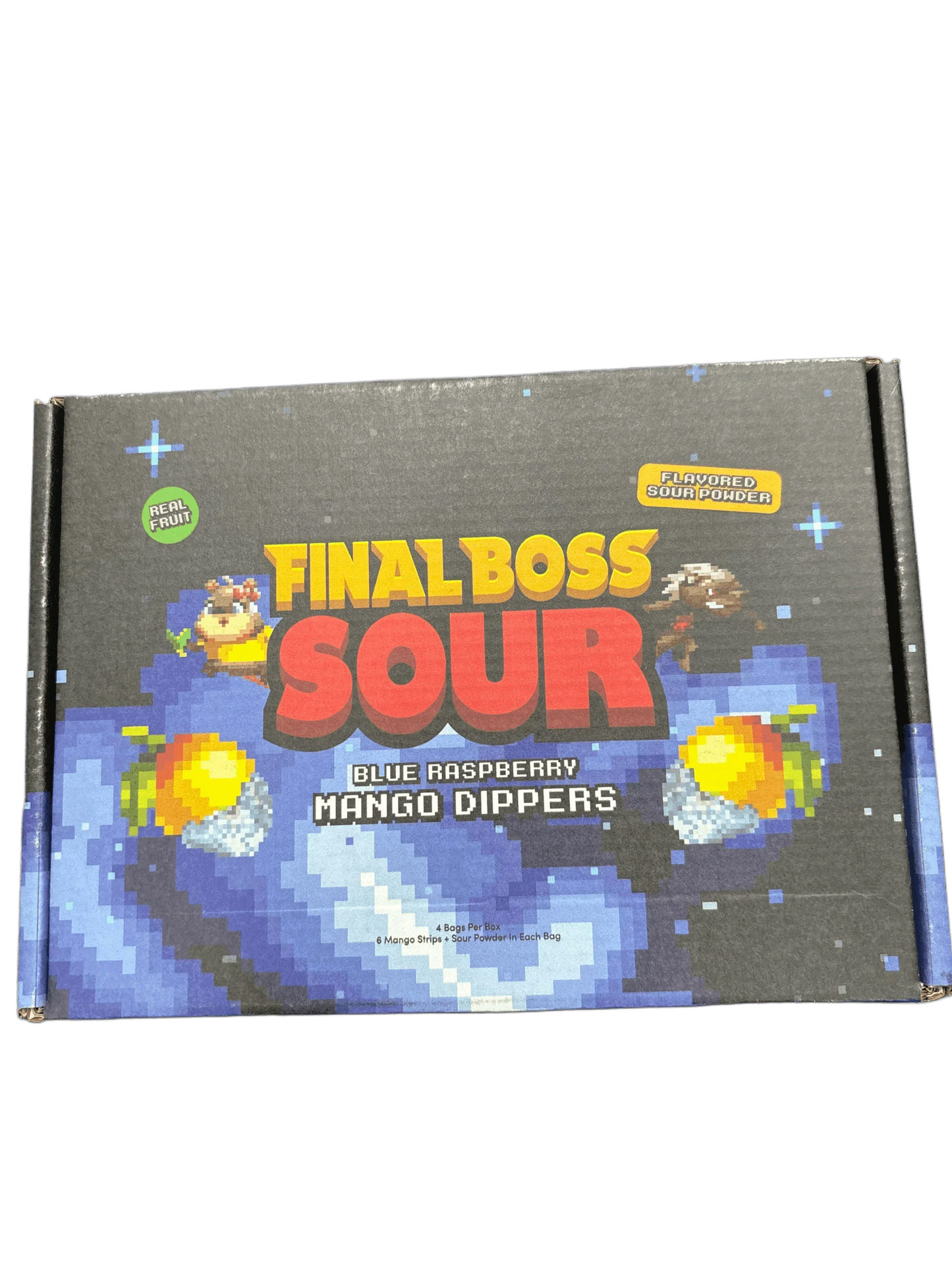 FINAL BOSS SOUR Blue Raspberry Mango Dippers