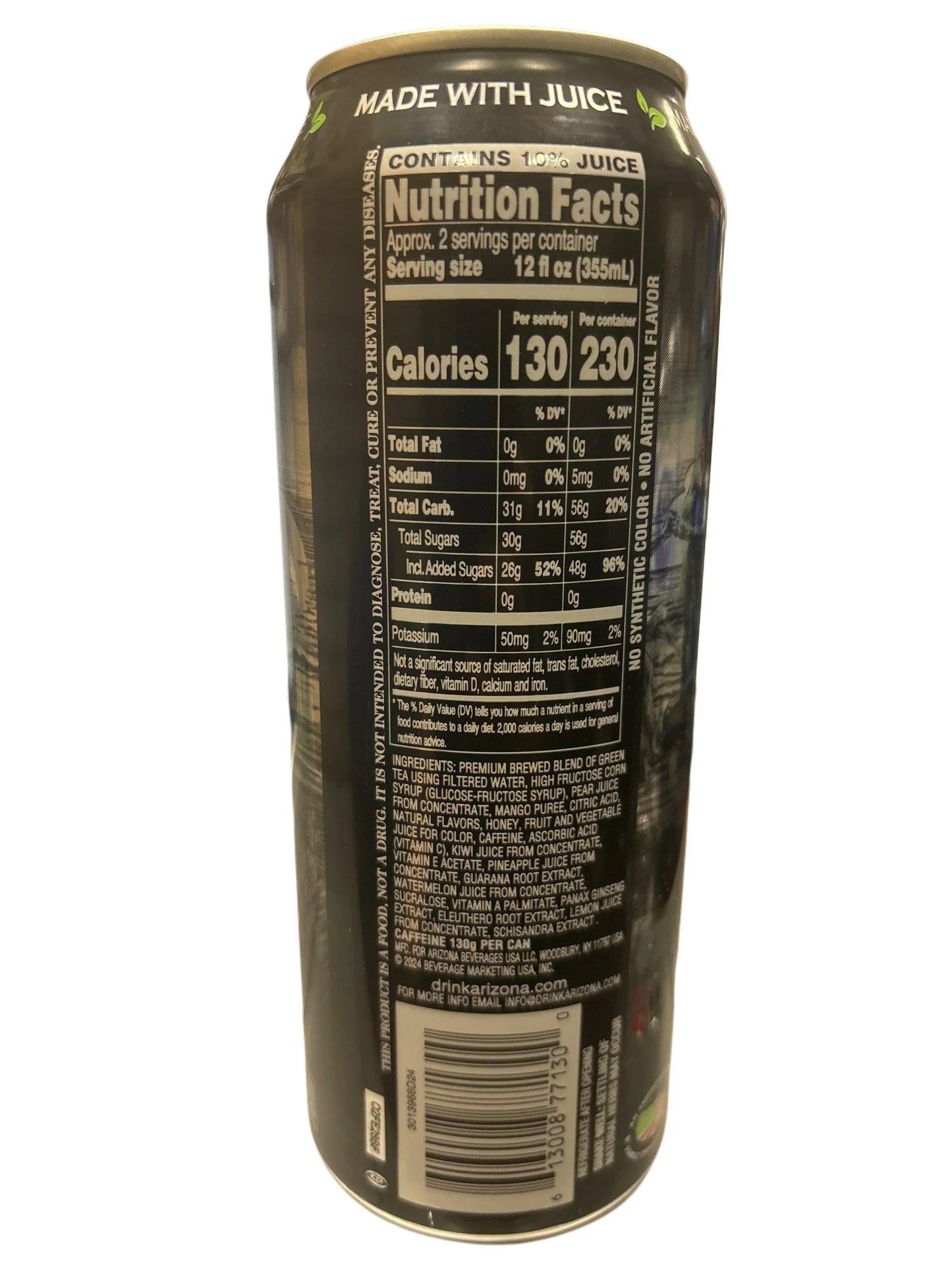 Arizona RX Energy Watermelon Drink 22OZ