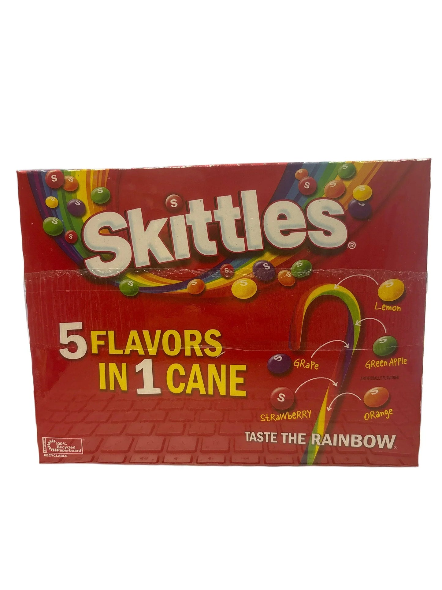 Skittles Weihnachtszuckerstangen – 12 Stück