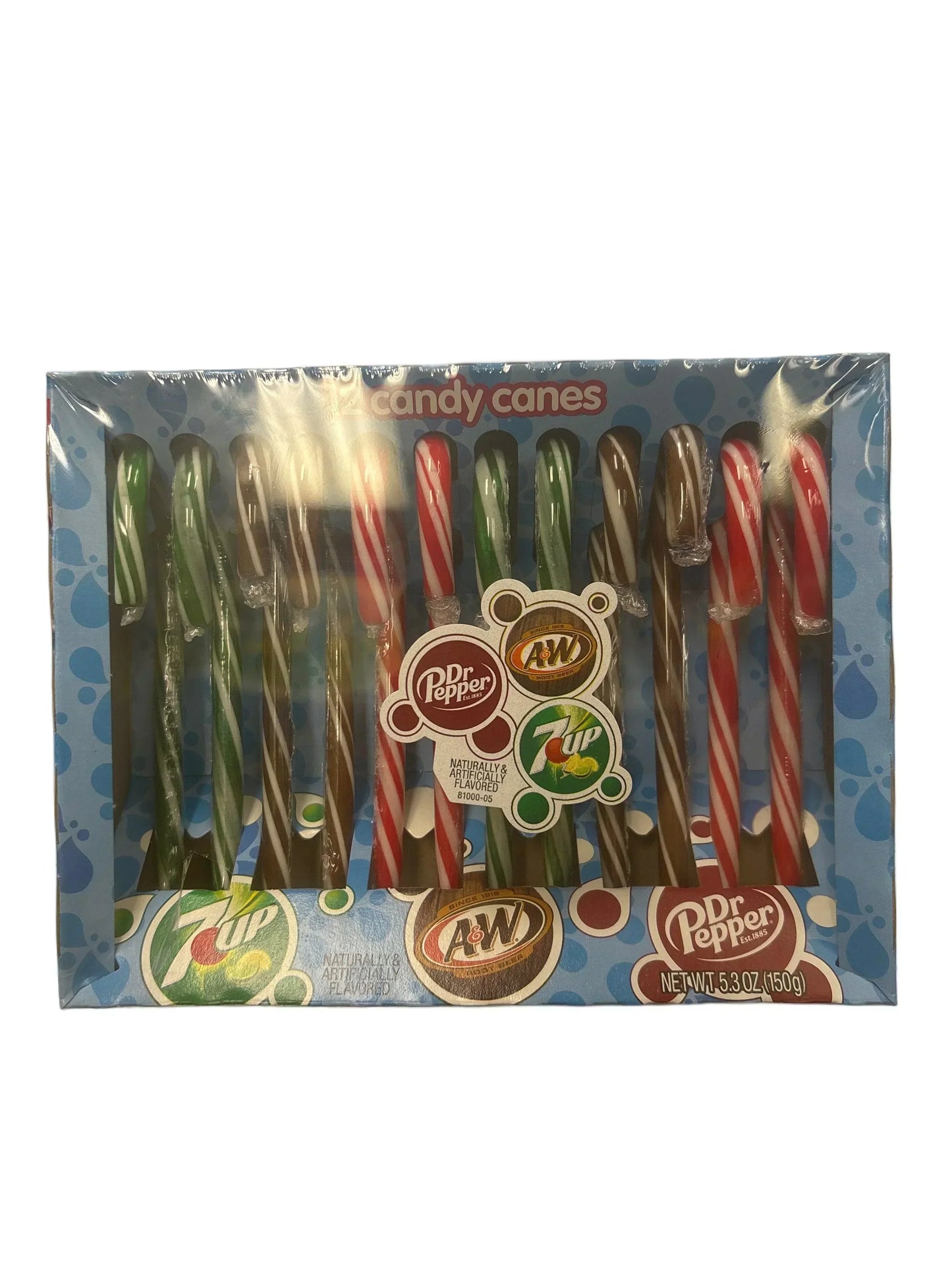 A&W 7UP & DR. PEPPER Zuckerstangen - 12er Packung