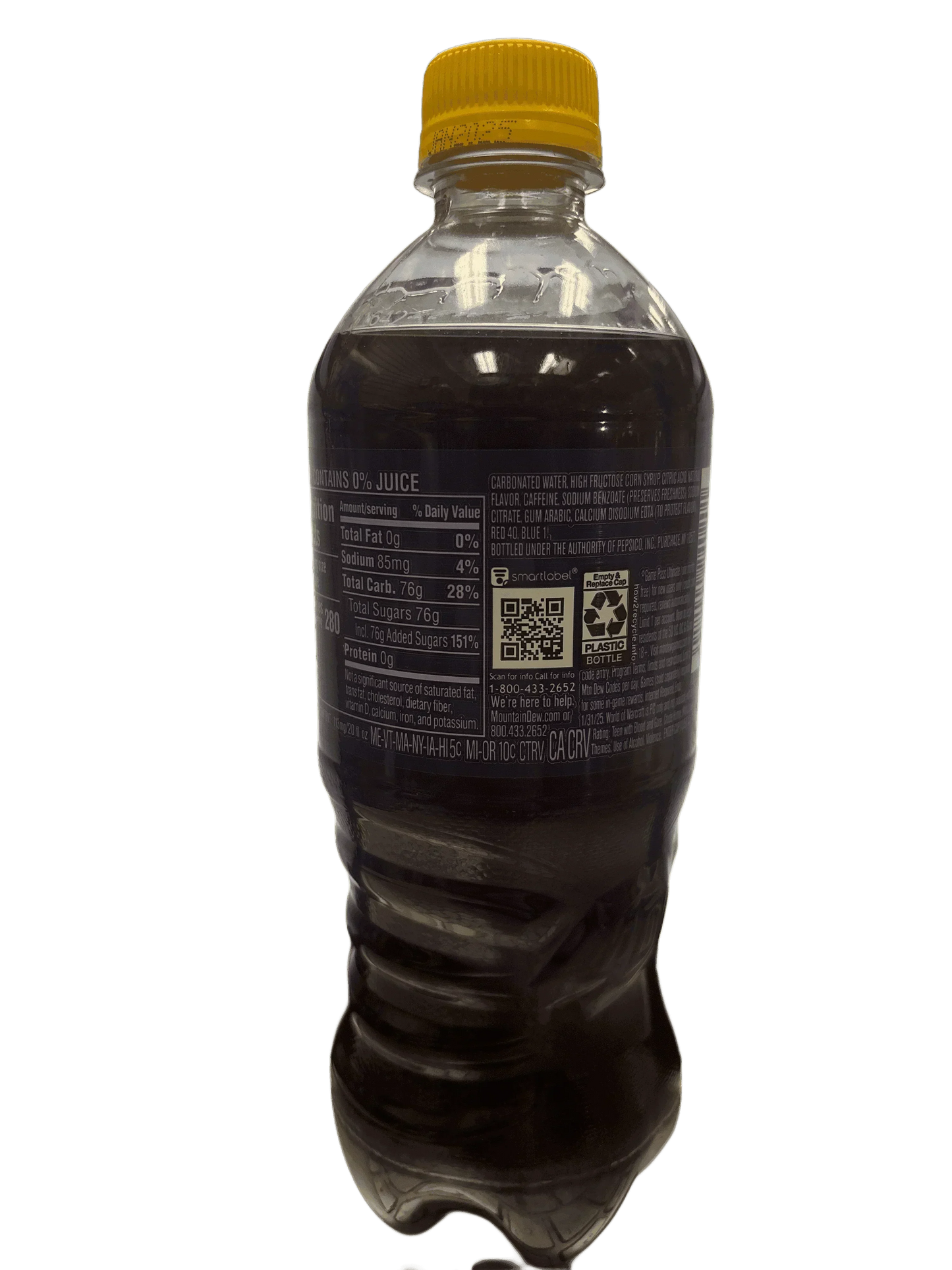 Mountain Dew Game Fuel Mystic Punch Bottle - 591ML