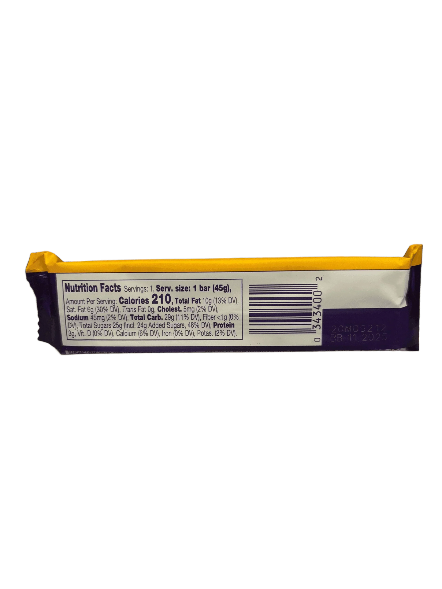 Cadbury Caramello Milk Chocolate & Creamy Caramel 1.6OZ - U.K Edition