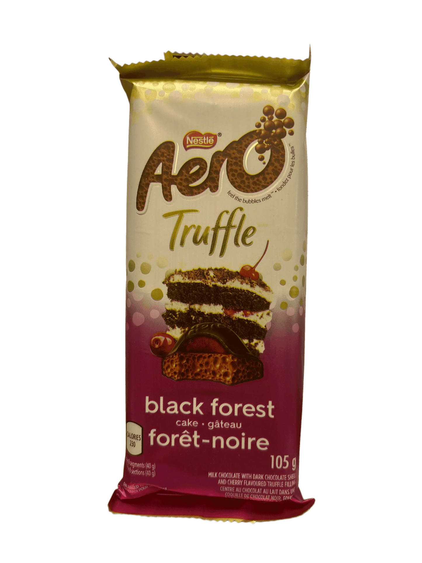 Barra de Chocolate Aero Truffle Bolo Floresta Negra 105G