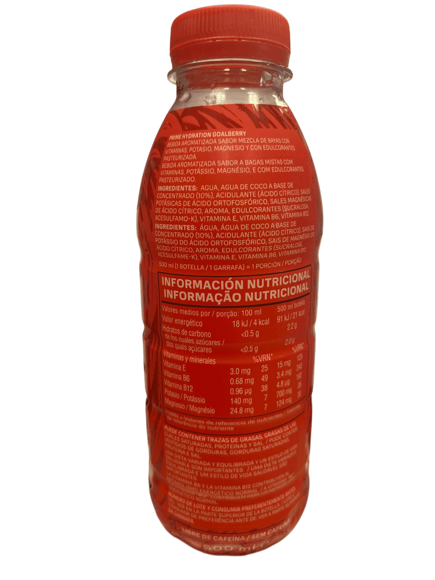 Prime Hydration S.L. Benfica Drink 500ML - Limited Edition
