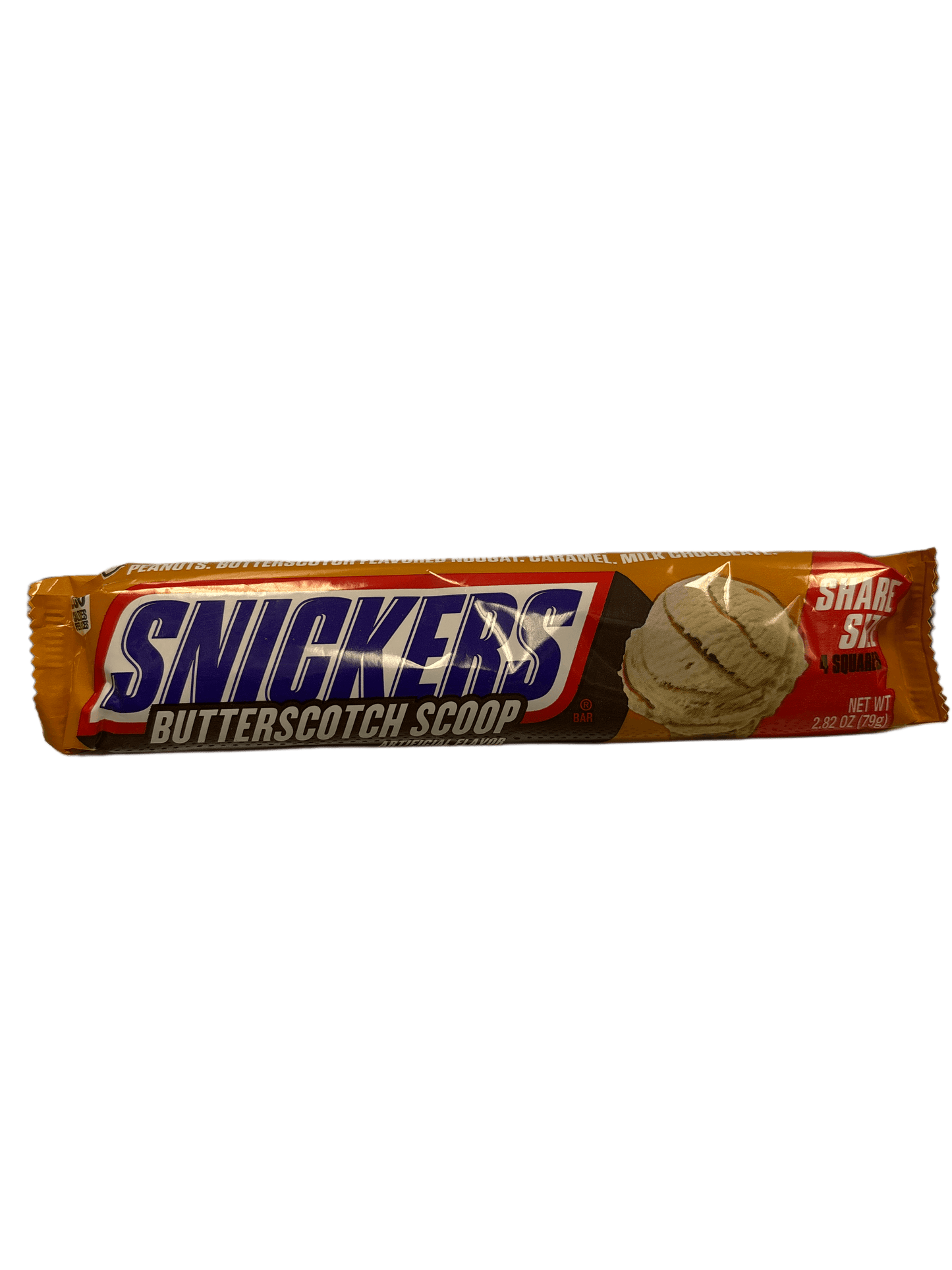 Snickers Butterscotch Scoop Chocolate Bar Share Size 2.82OZ