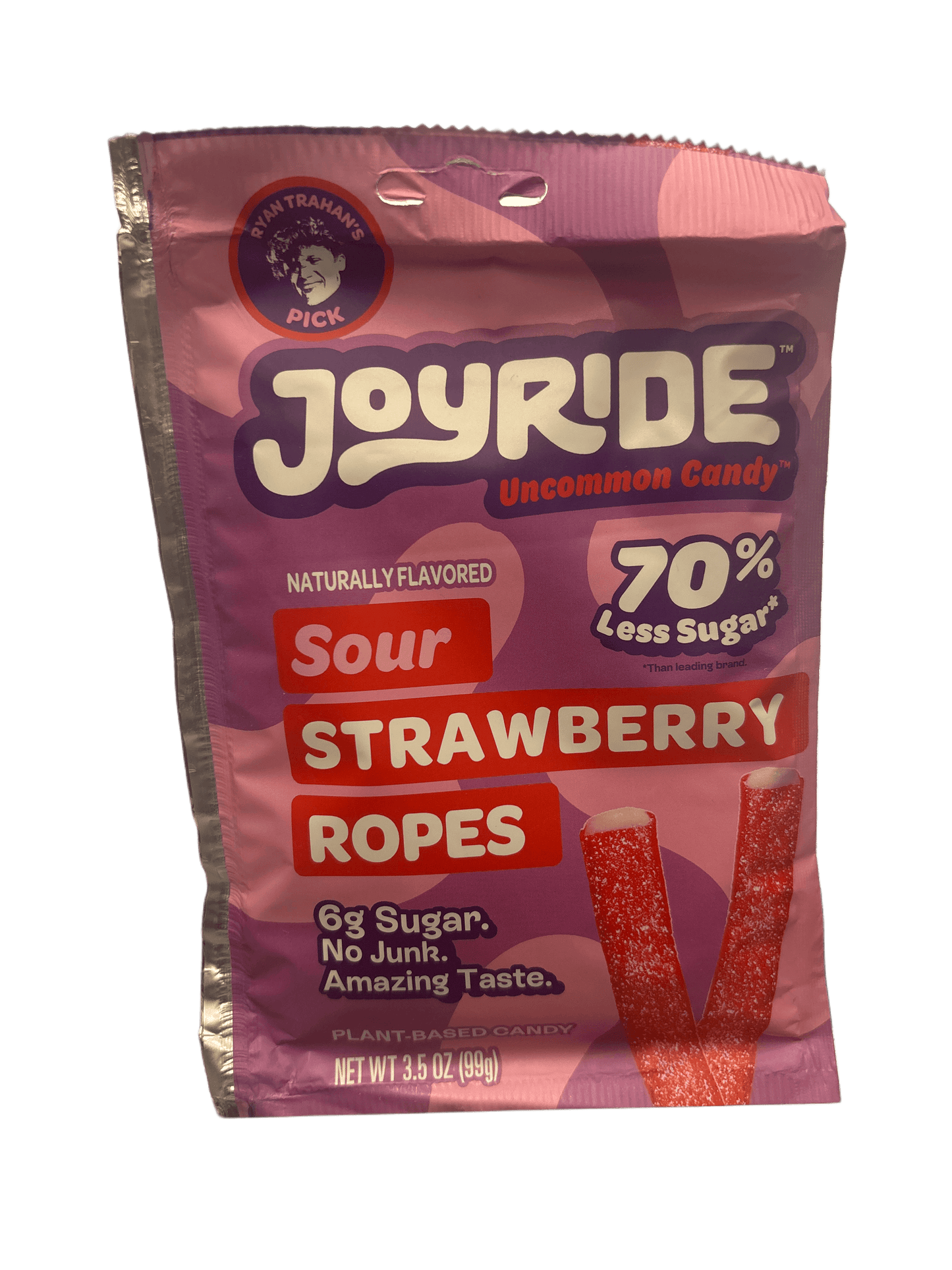 JOYRIDE Uncommon Candy Sour Strawberry Ropes 3.5OZ