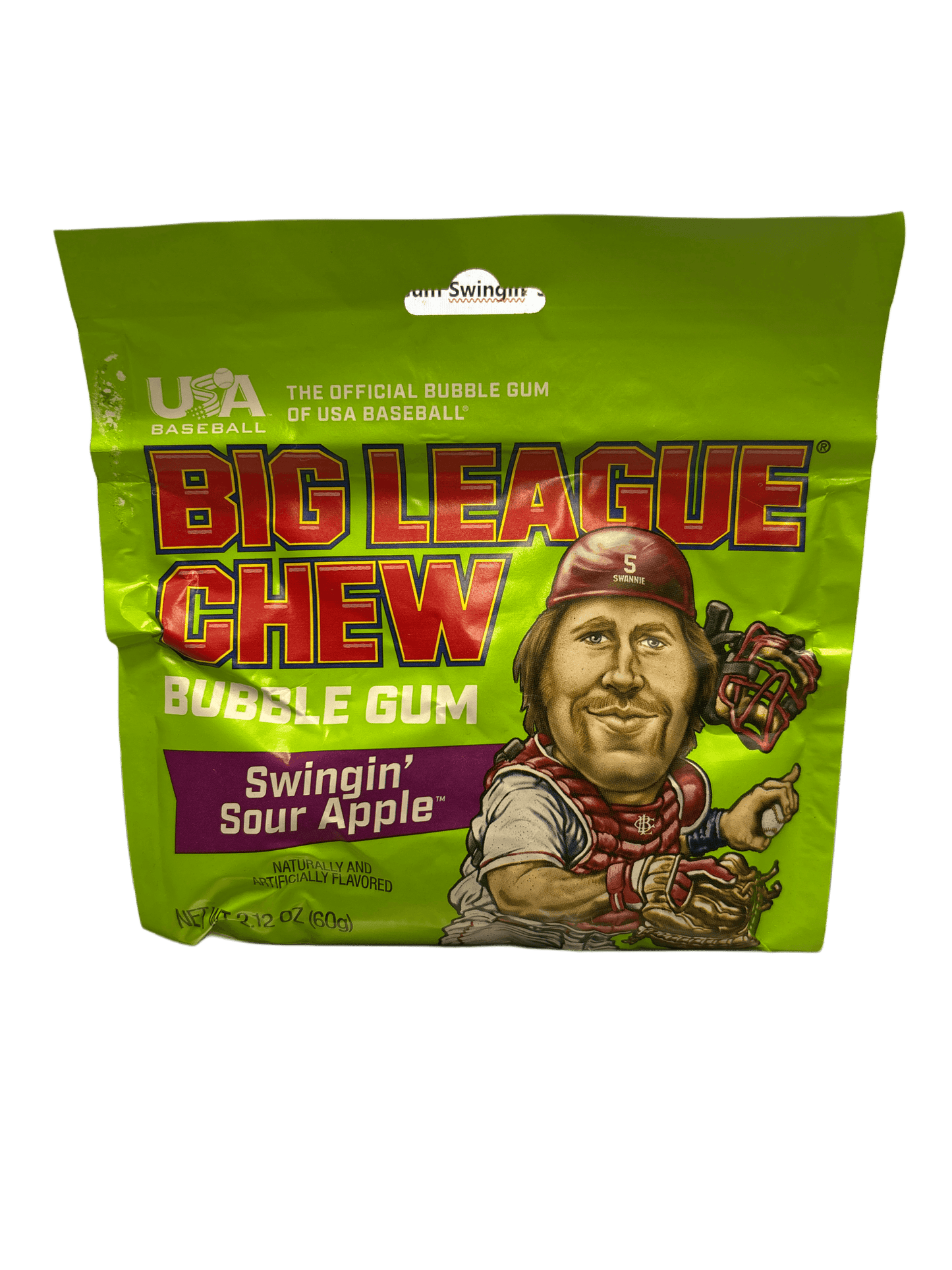 Big League Chew Kaugummi Swingin' Sauerer Apfel 2.12OZ
