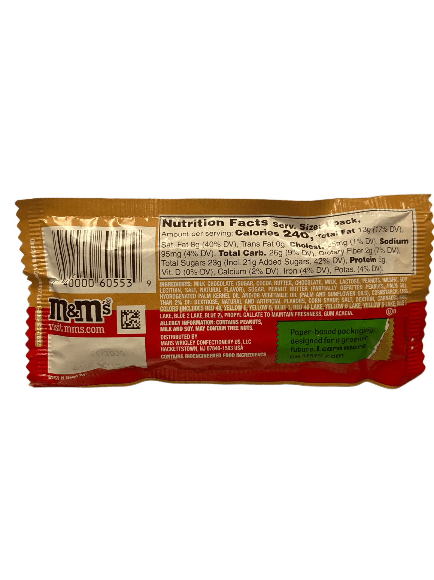 M&M'S Peanut Butter & Jelly Chocolate 1.63OZ