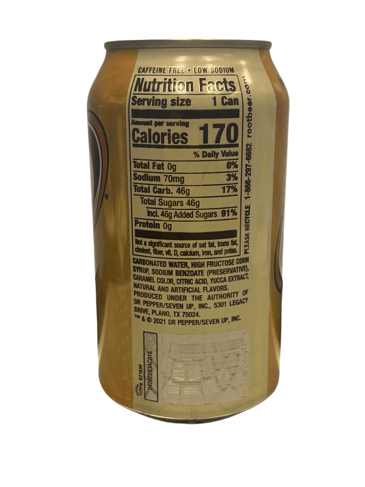 Canette de soda à la crème A&W 355ML