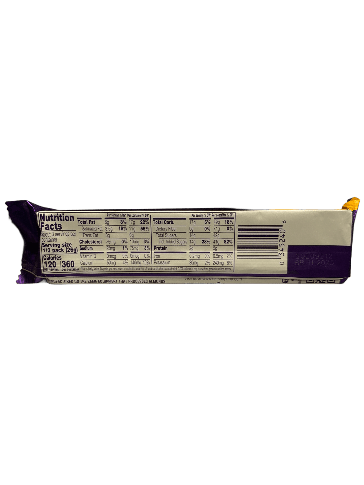 Cadbury Caramello Milk Chocolate & Caramel King Size 2.7OZ