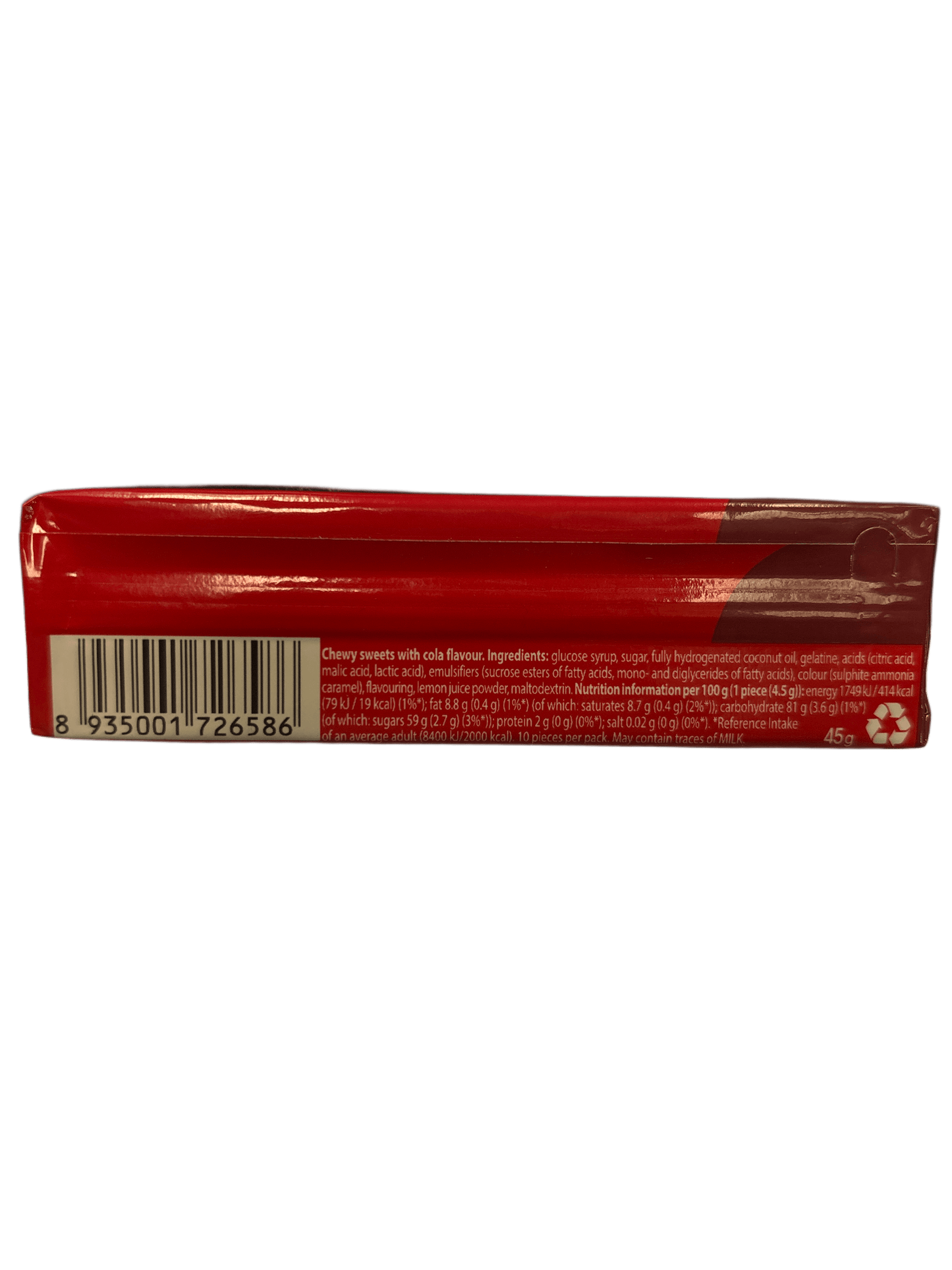 Chupa Chups Incredible Chew Soft Candy Cola Flavor 45G